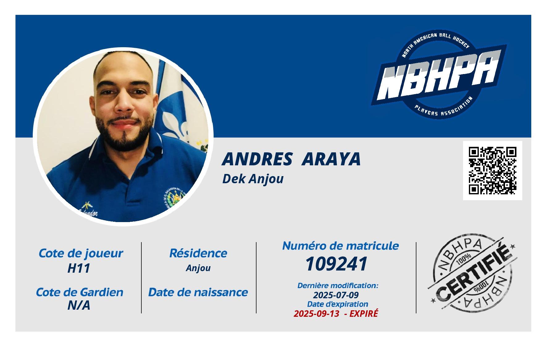 Andres  Araya