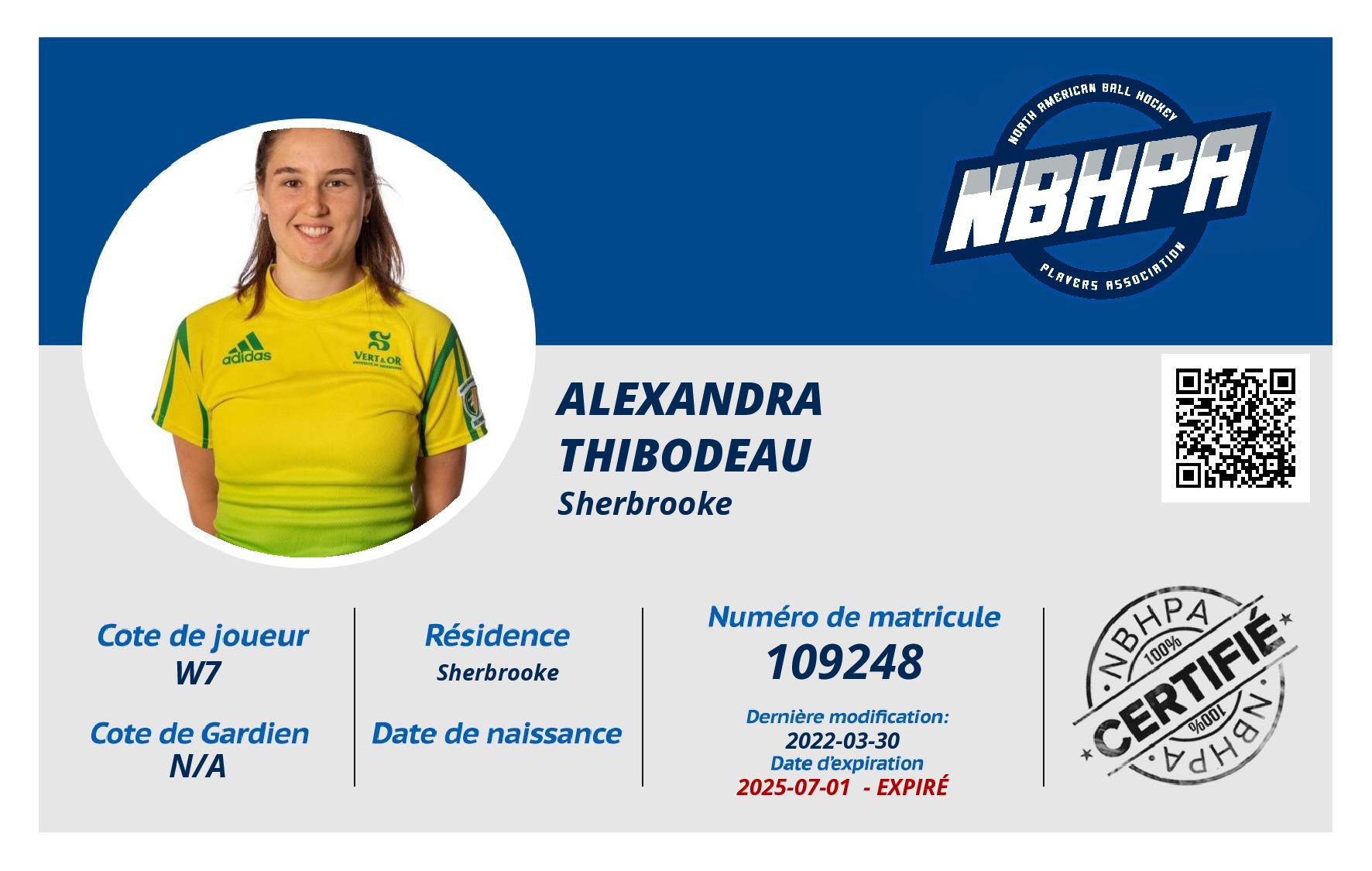 Alexandra Thibodeau