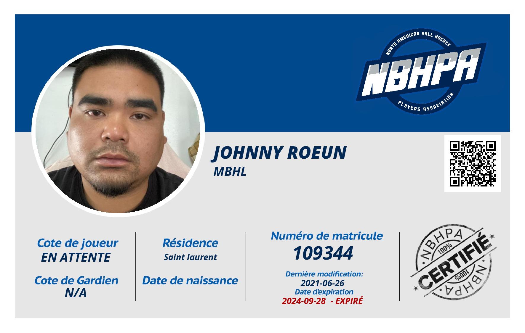 Johnny Roeun