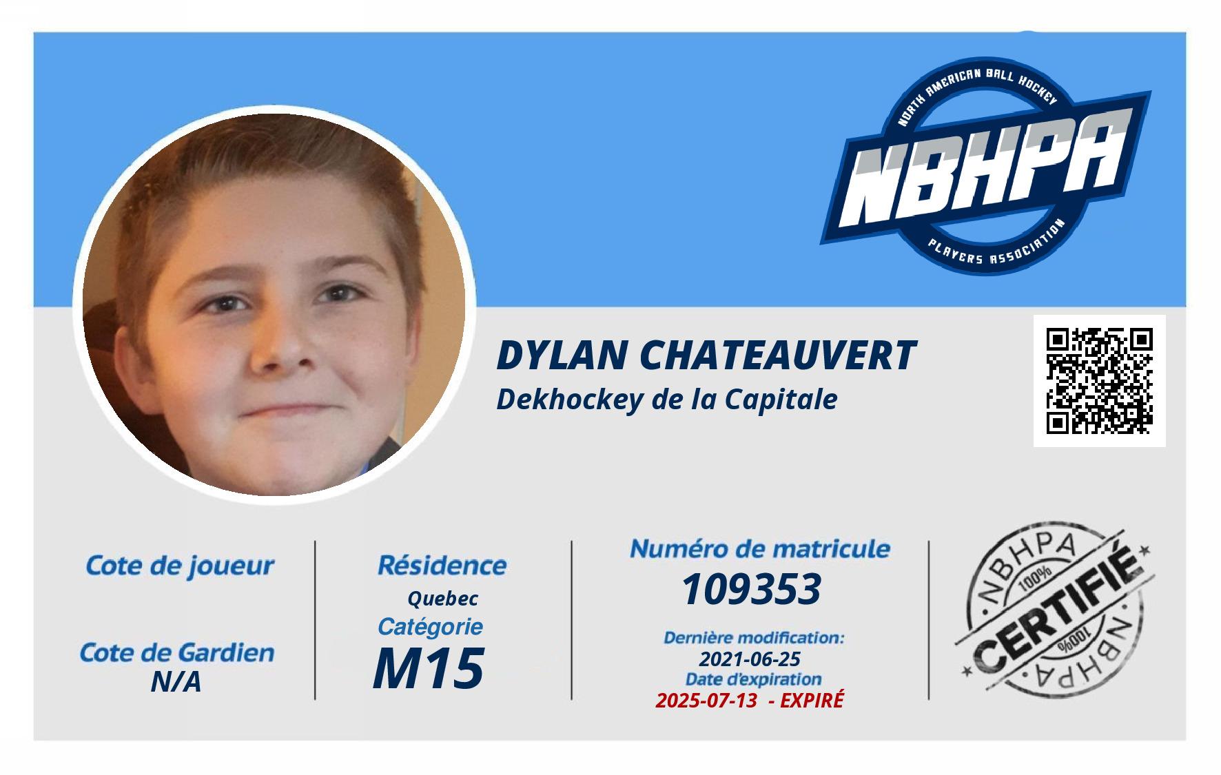Dylan Chateauvert