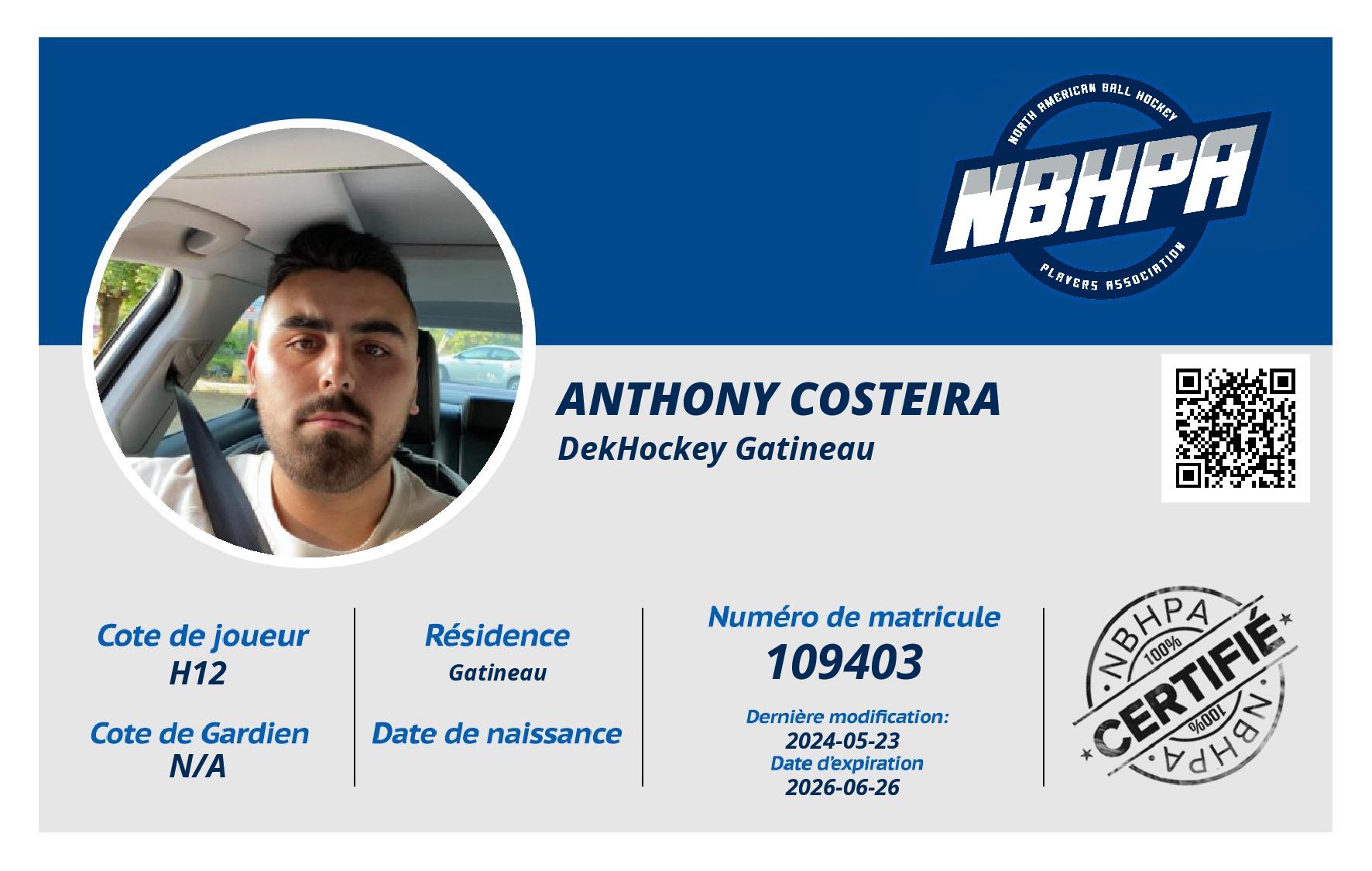 Anthony Costeira