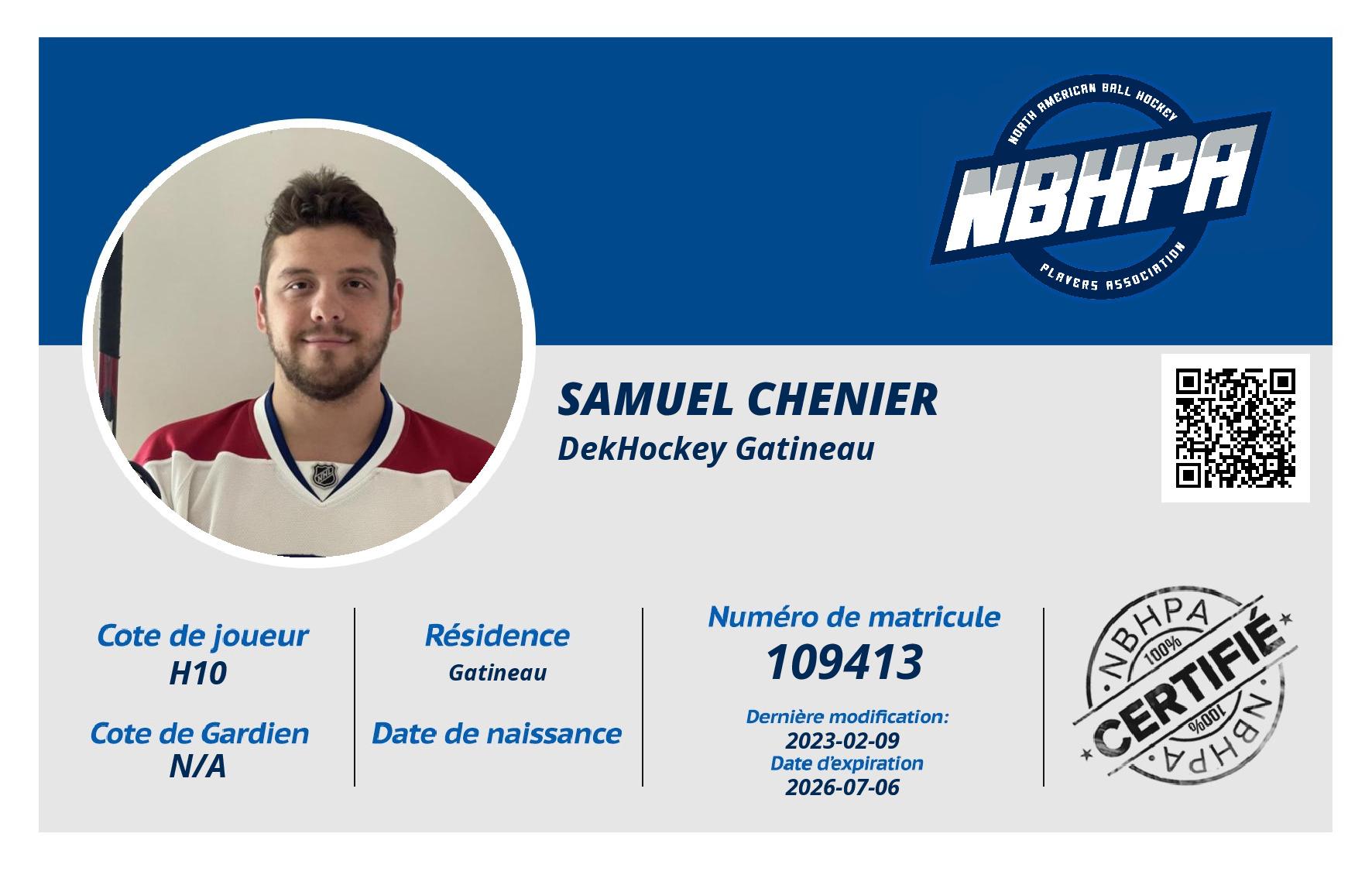 Samuel Chenier 