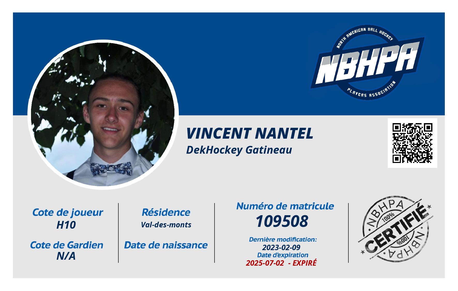 Vincent Nantel