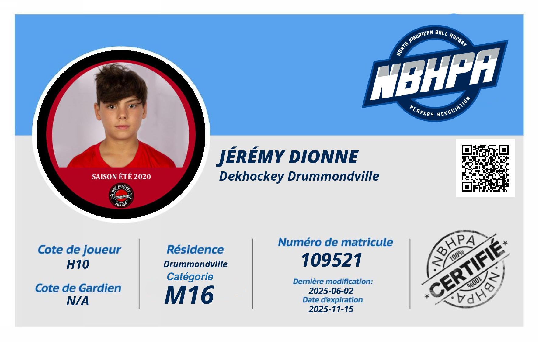 Jérémy Dionne