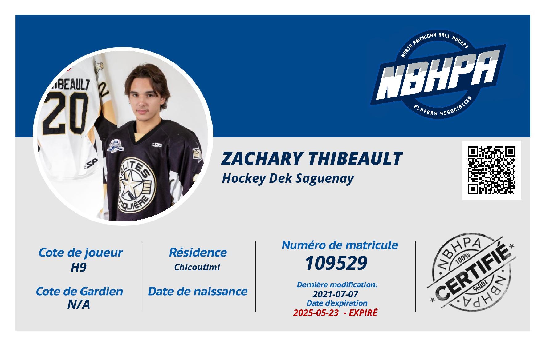 Zachary Thibeault