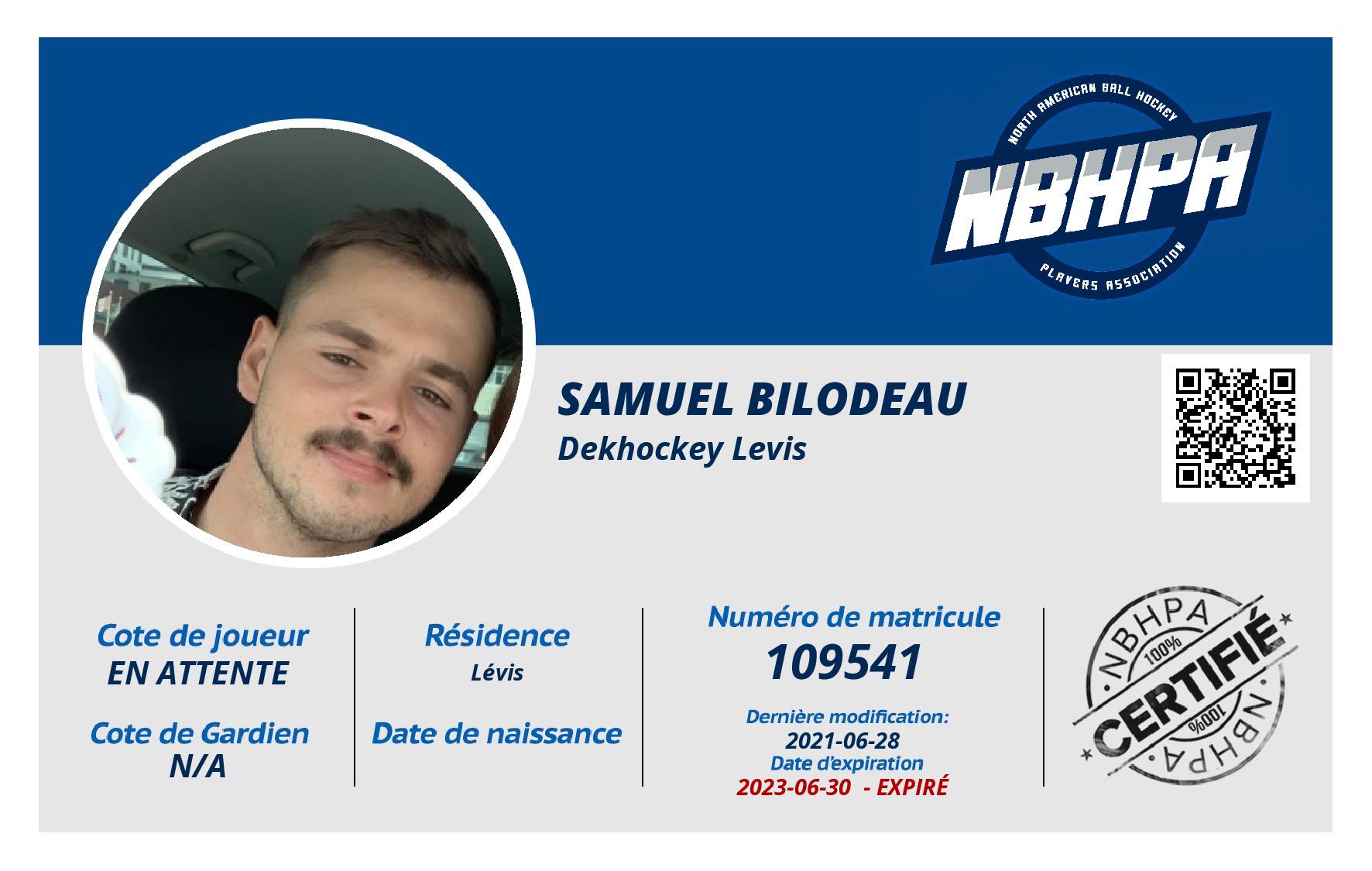 Samuel Bilodeau