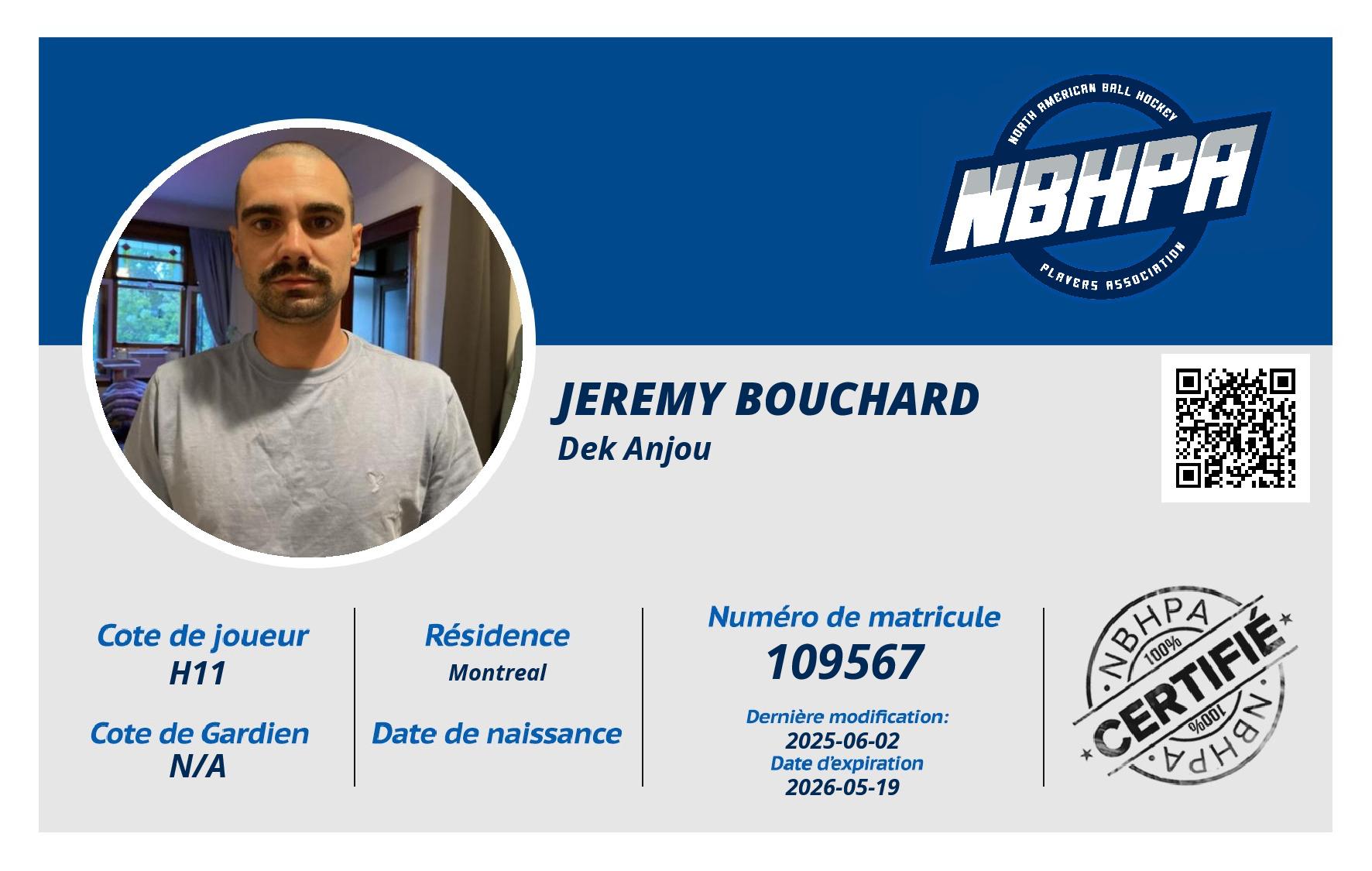 Jeremy Bouchard