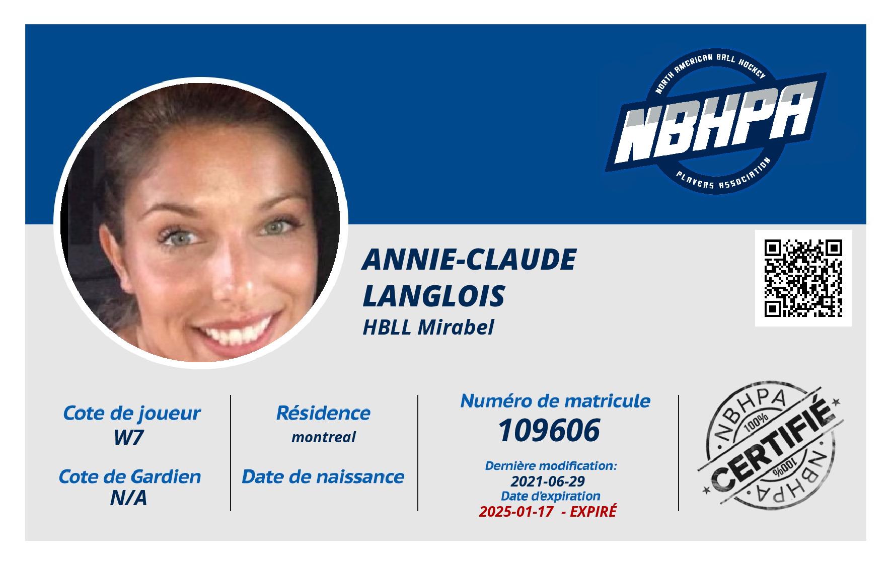 Annie-Claude Langlois