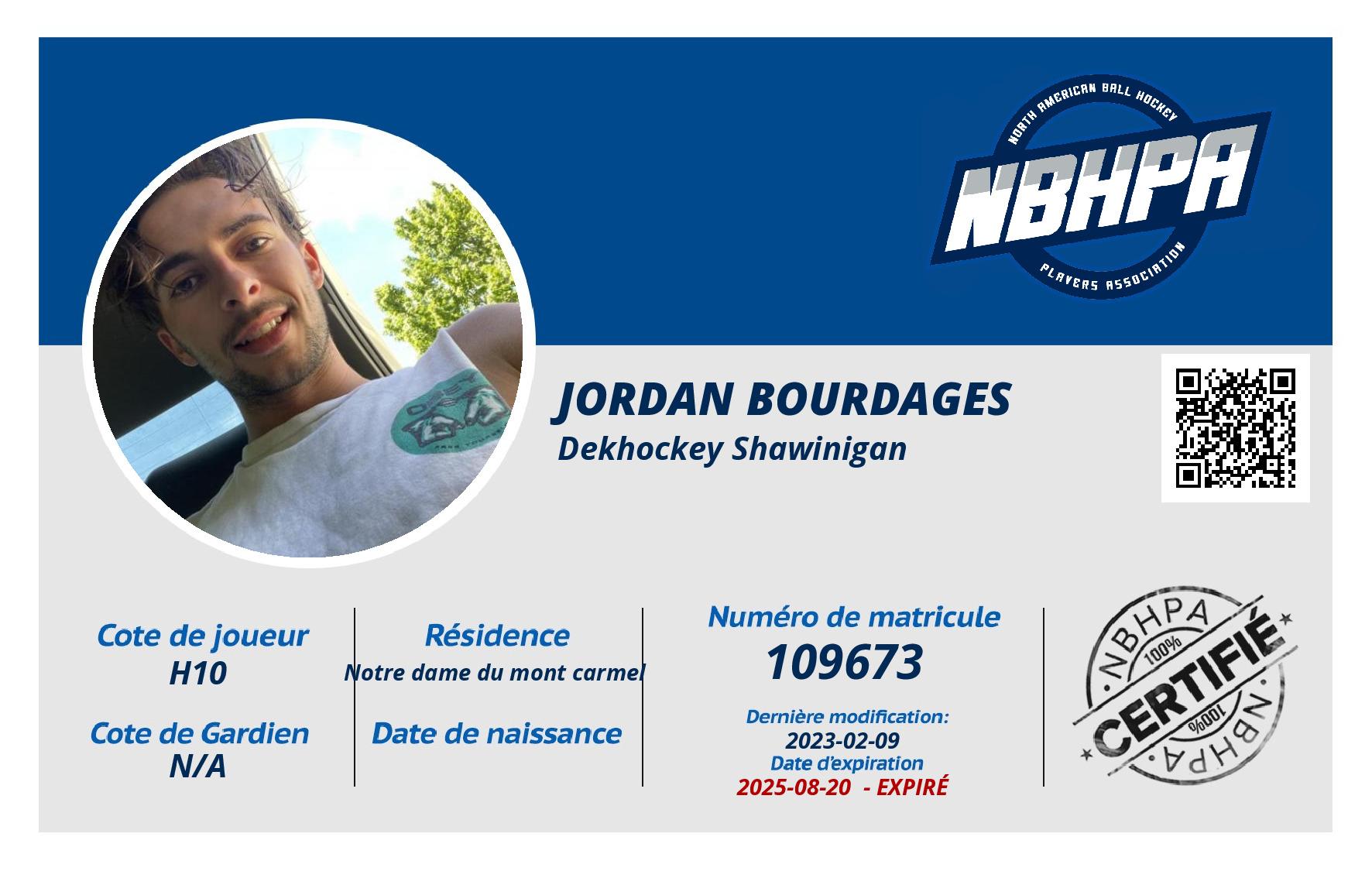 Jordan Bourdages