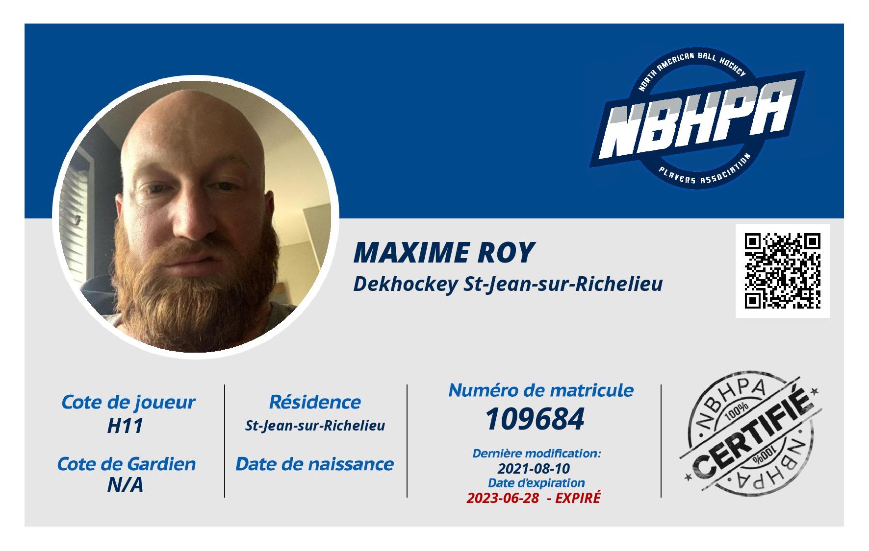 Maxime Roy
