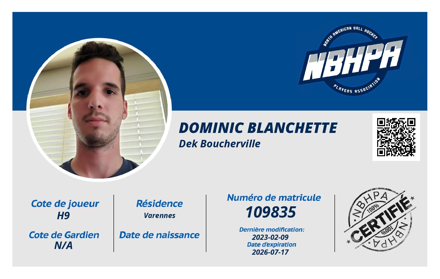 Dominic Blanchette