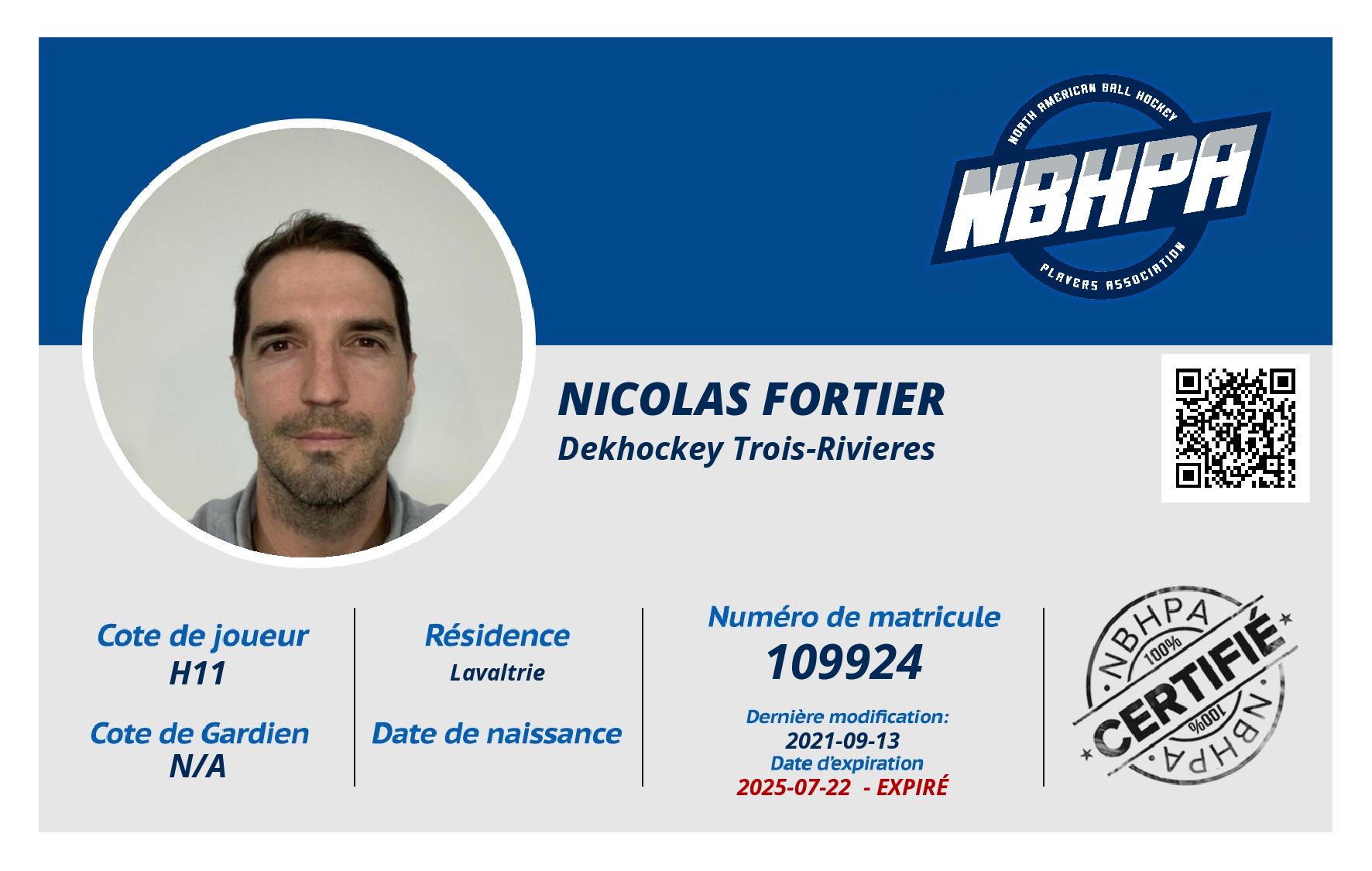 Nicolas Fortier