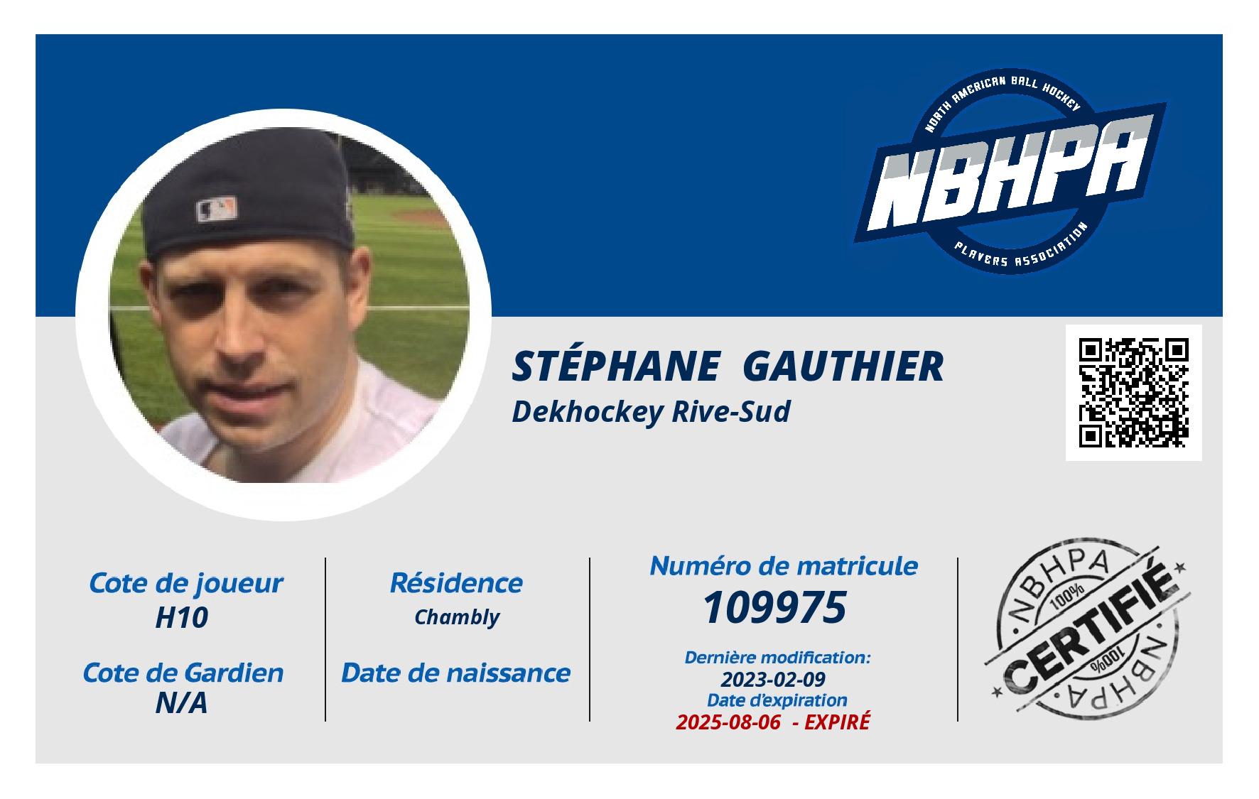 Stéphane  Gauthier