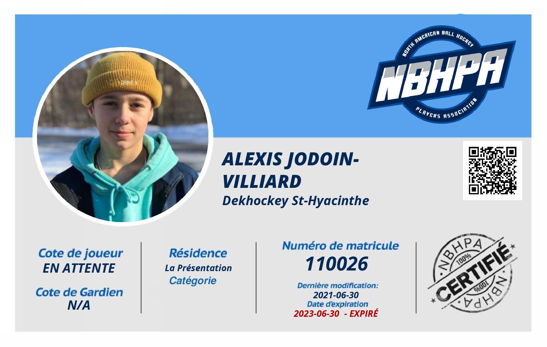 Alexis Jodoin-Villiard