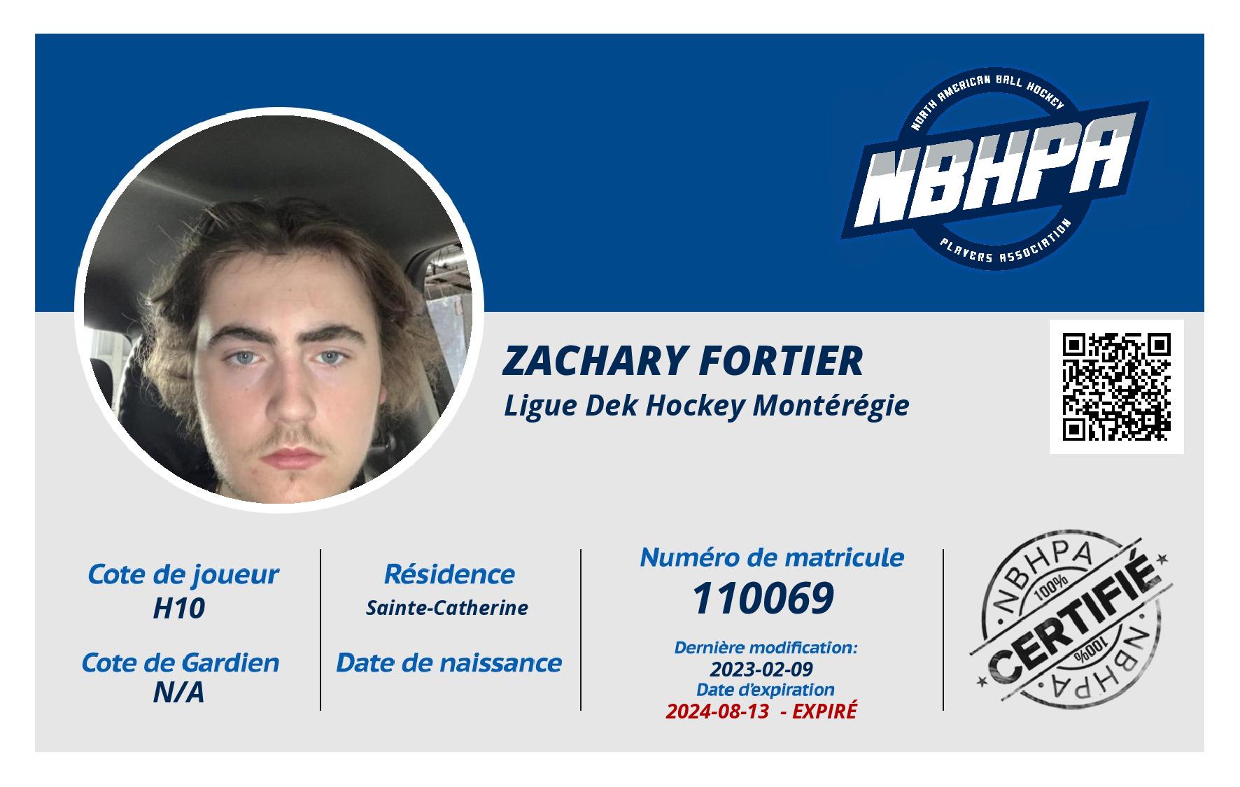 Zachary Fortier