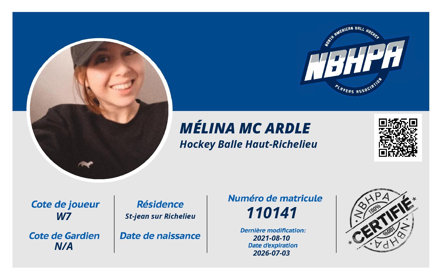 Mélina Mc Ardle