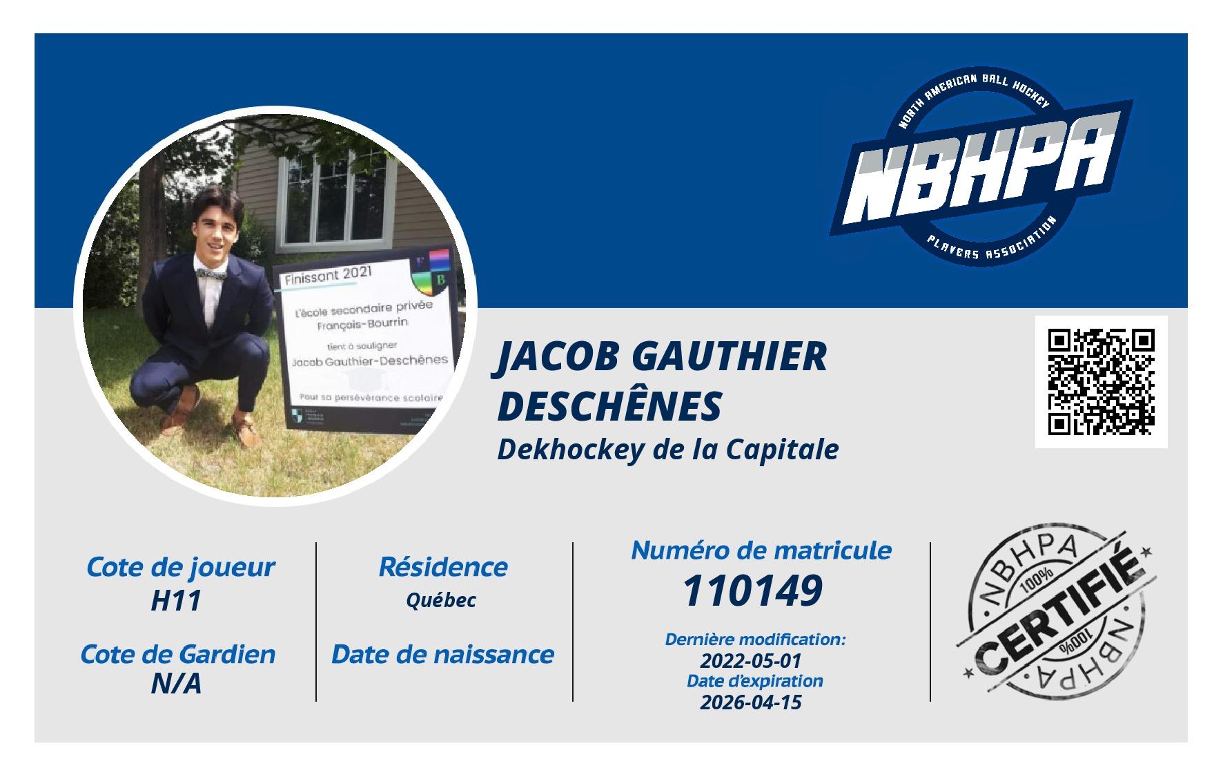 Jacob Gauthier Deschênes 