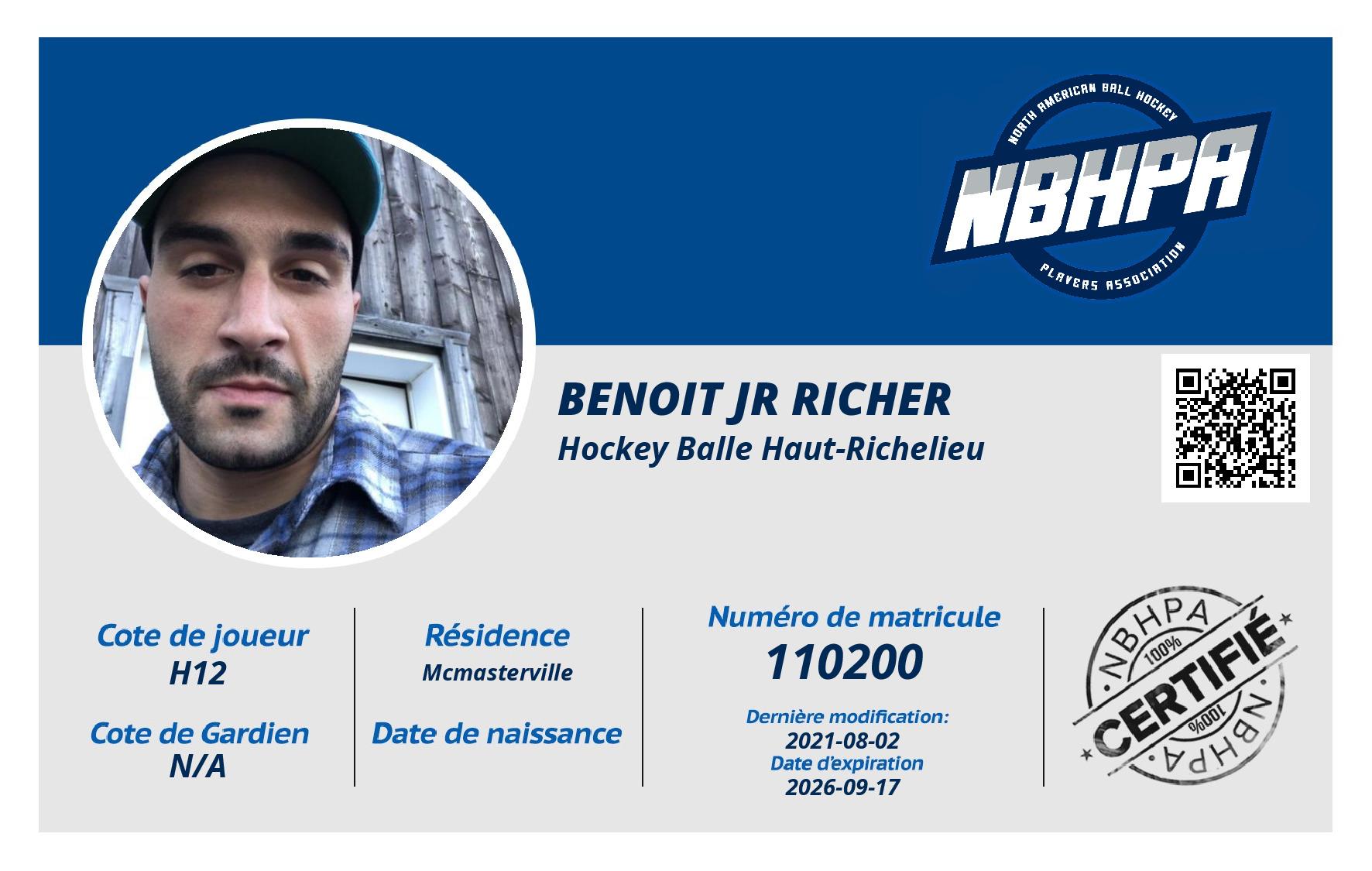 Benoit jr Richer