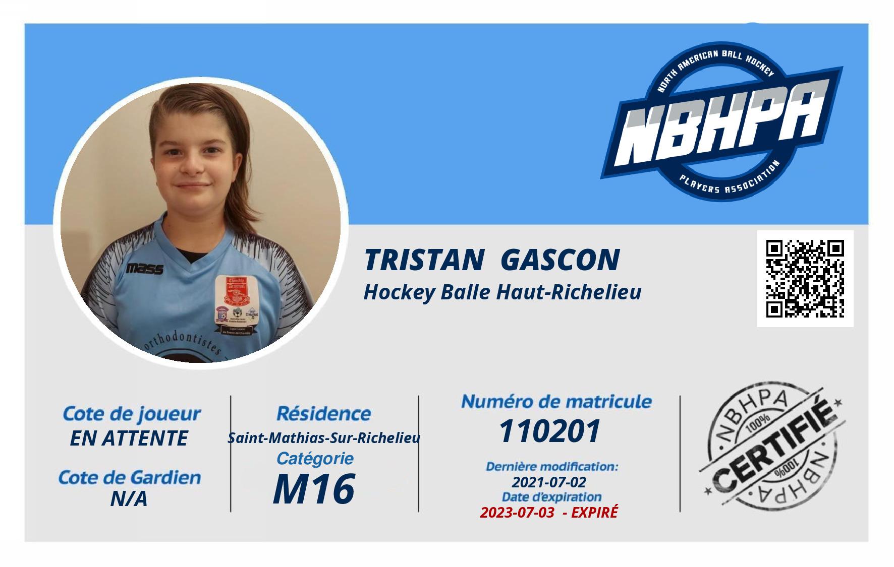 Tristan  Gascon