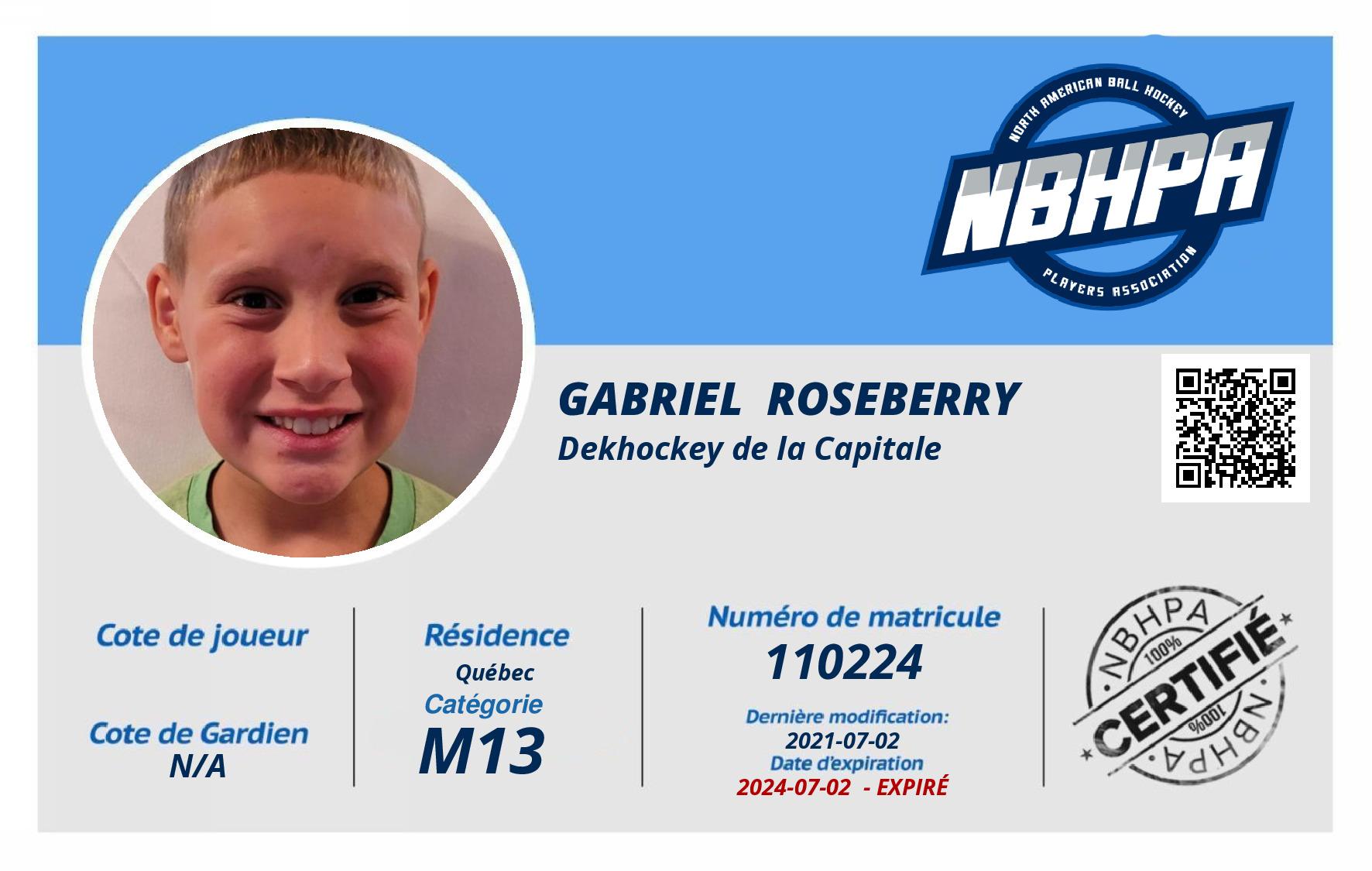 Gabriel  Roseberry 