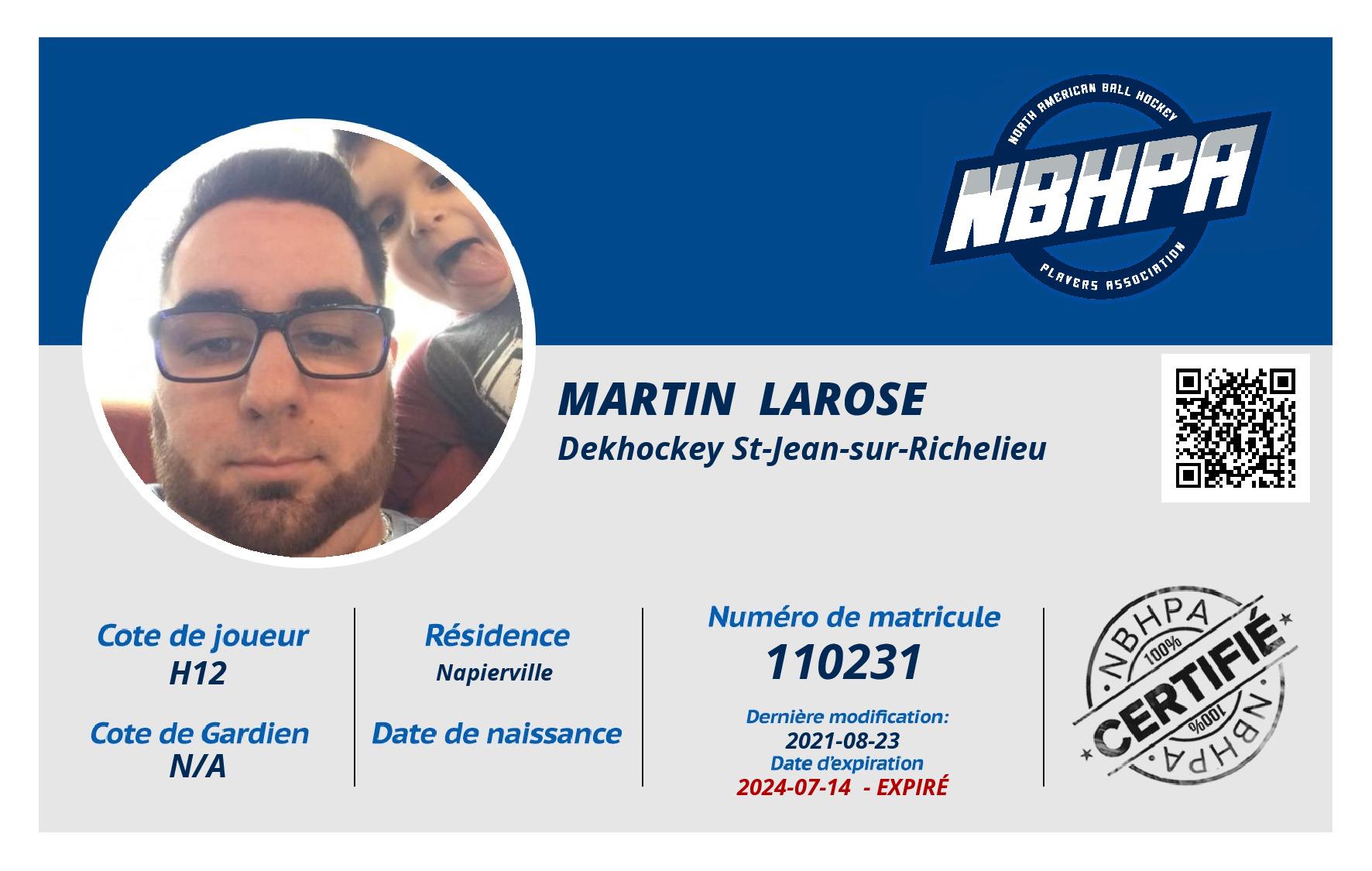 Martin  Larose 