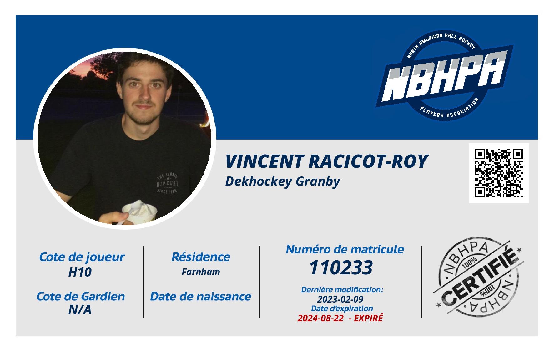 Vincent Racicot-Roy