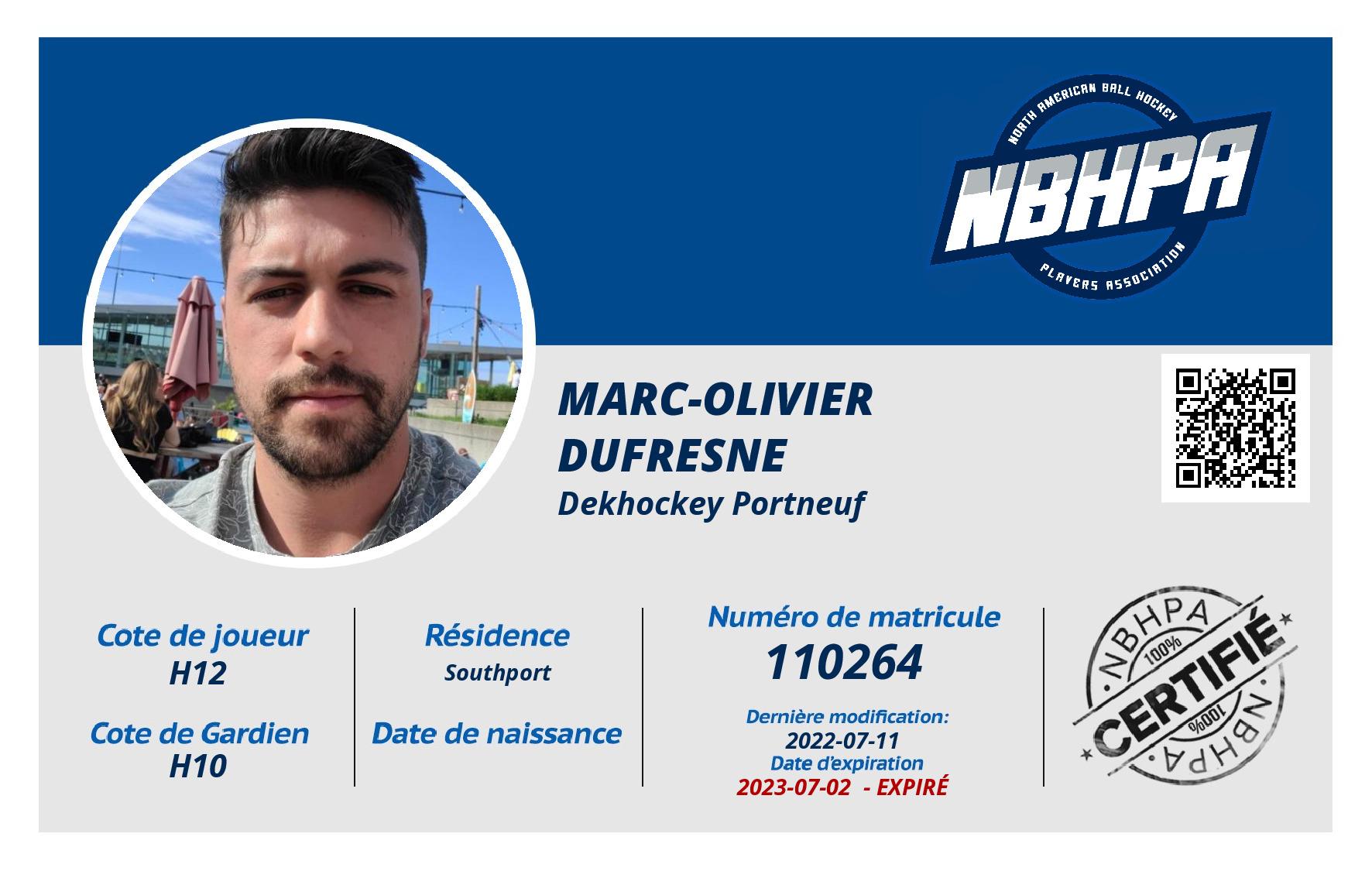 Marc-Olivier Dufresne