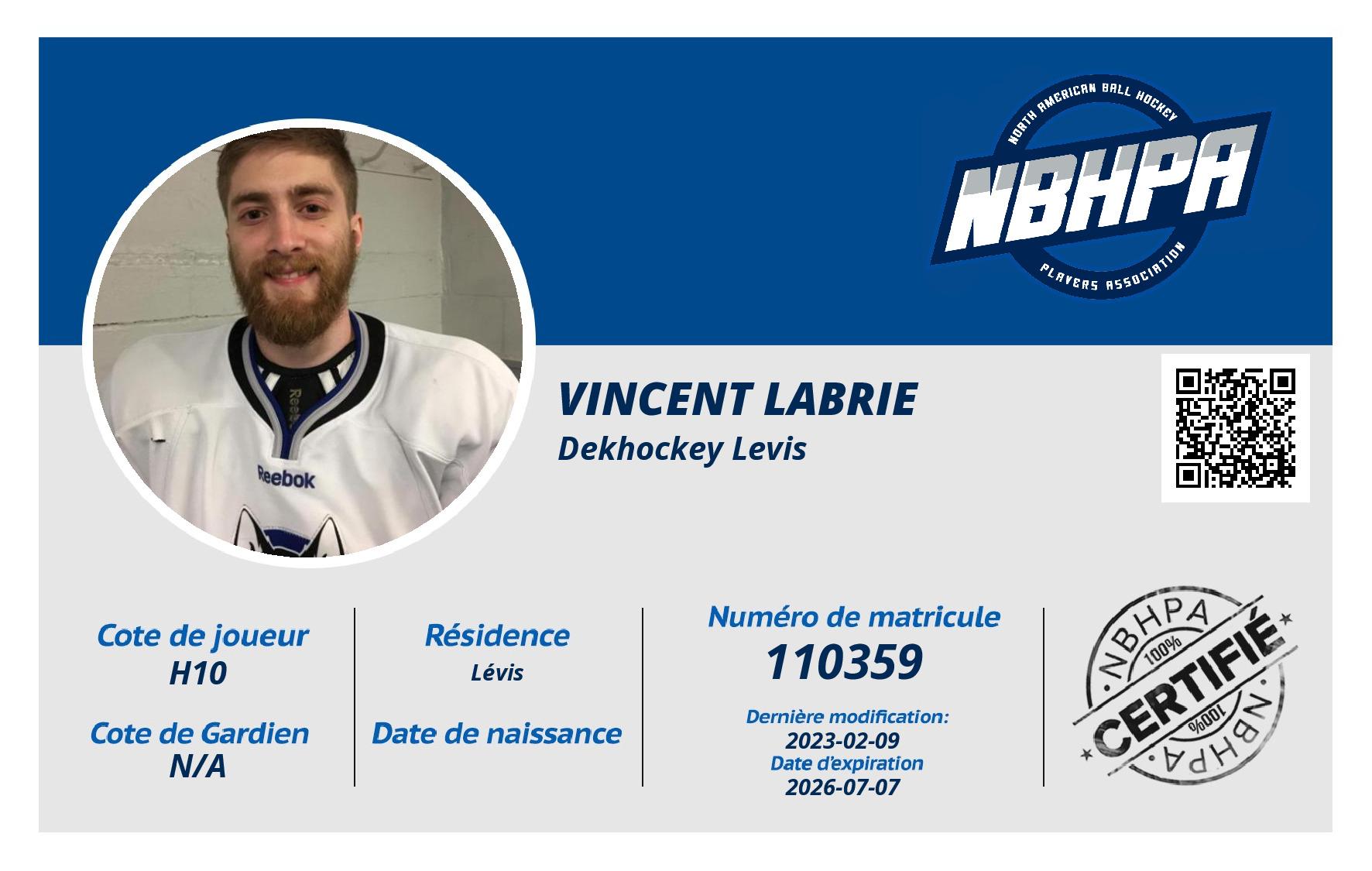 Vincent Labrie