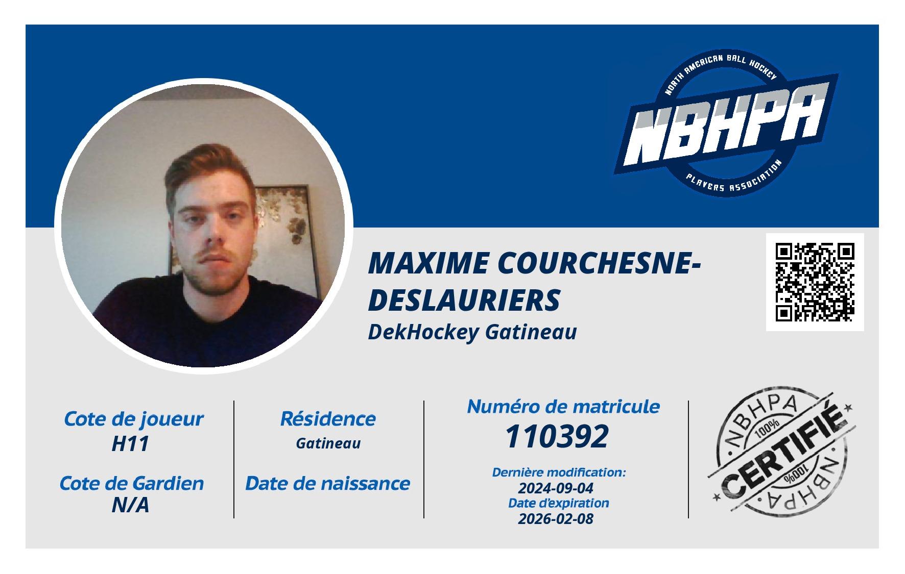 Maxime Courchesne-Deslauriers