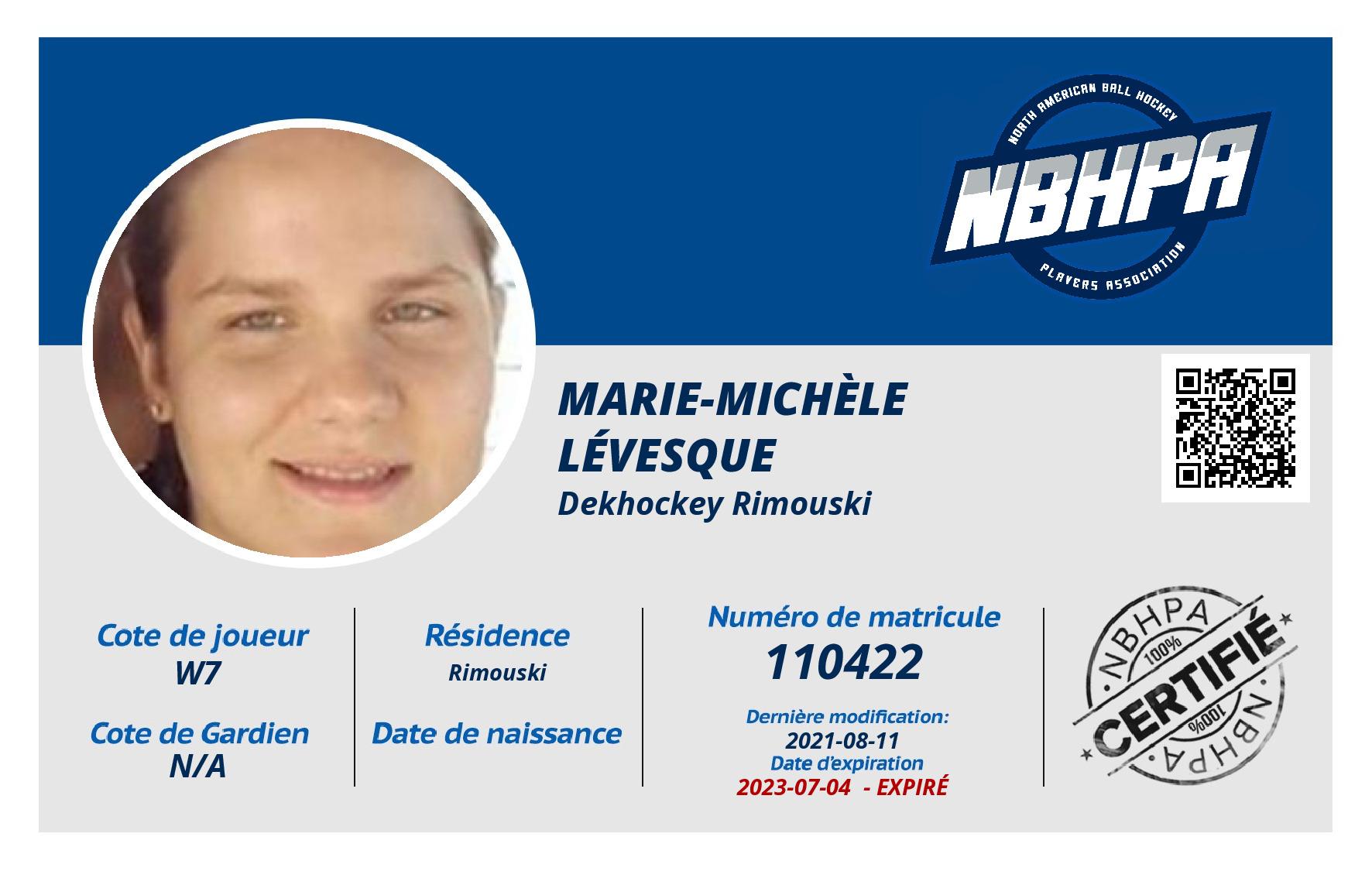 Marie-Michèle  Lévesque