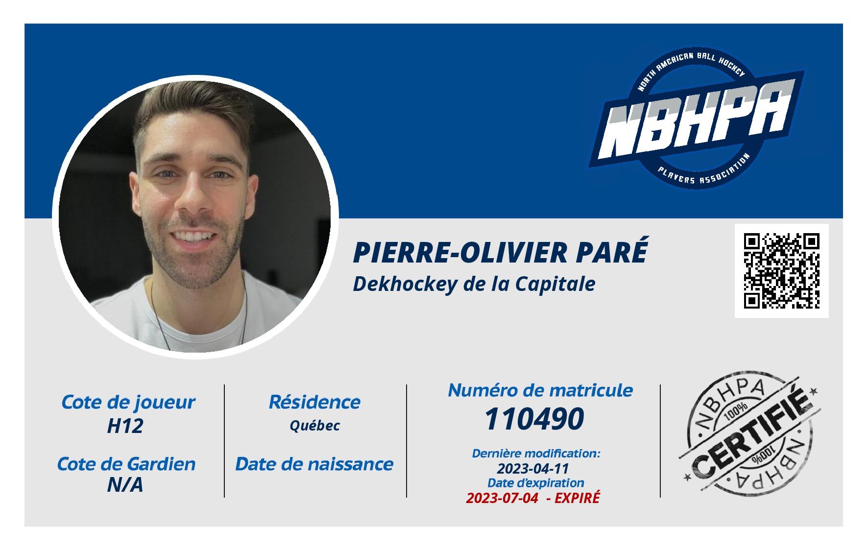 Pierre-Olivier Paré