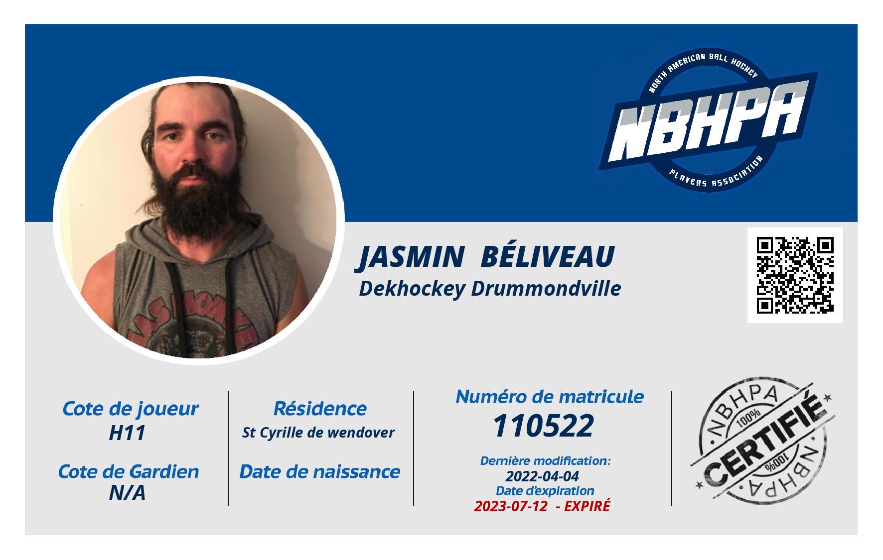 Jasmin  Béliveau 