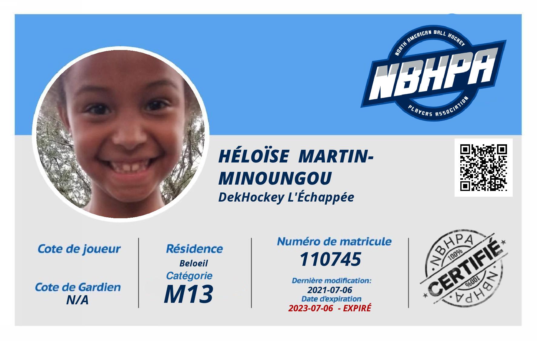 Héloïse  Martin-Minoungou 
