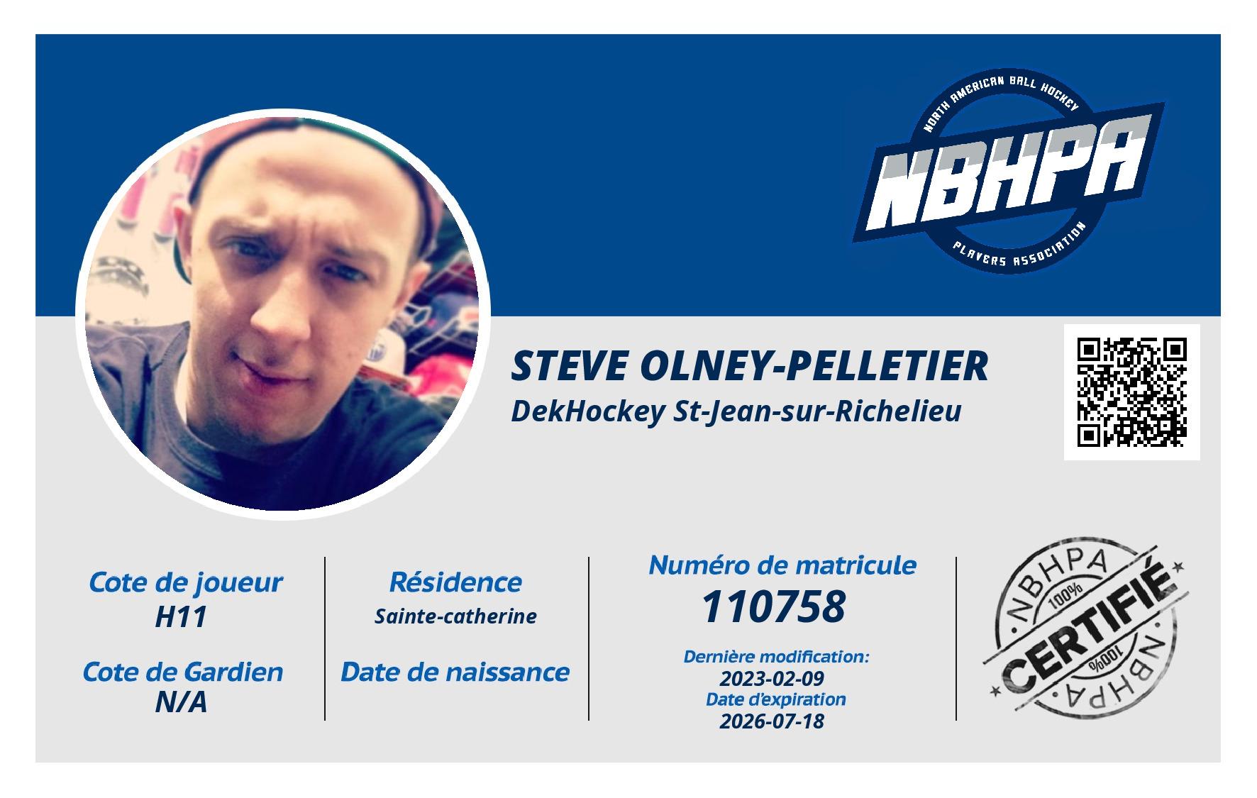 Steve Olney-Pelletier