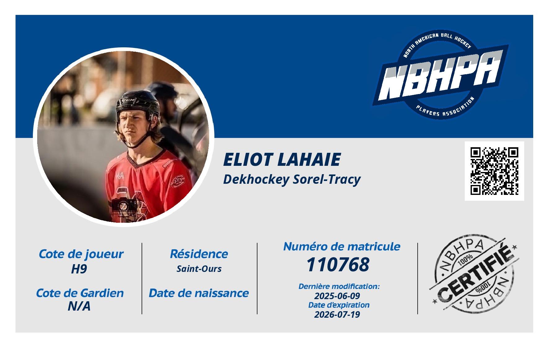 Eliot Lahaie