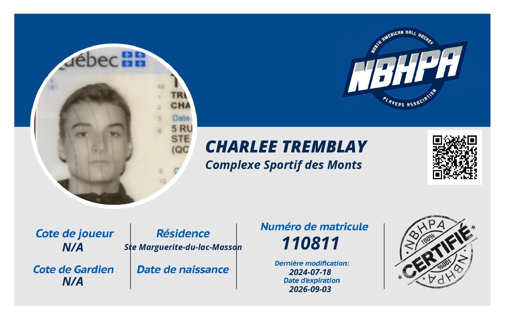 Charlee Tremblay