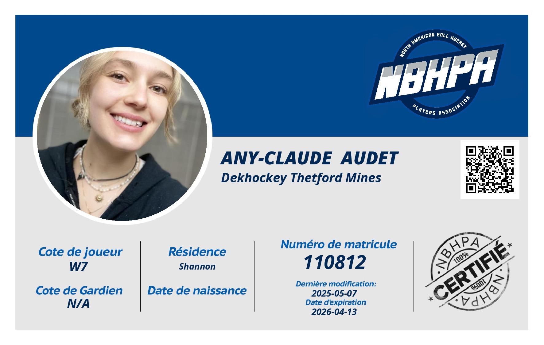 Any-Claude  Audet