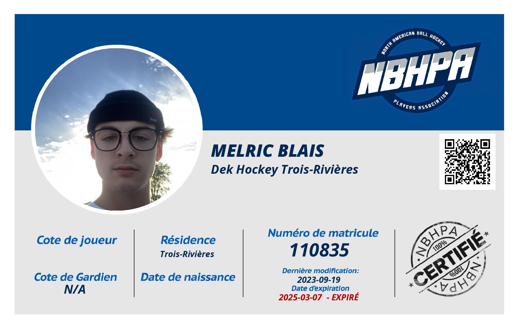 Melric Blais 