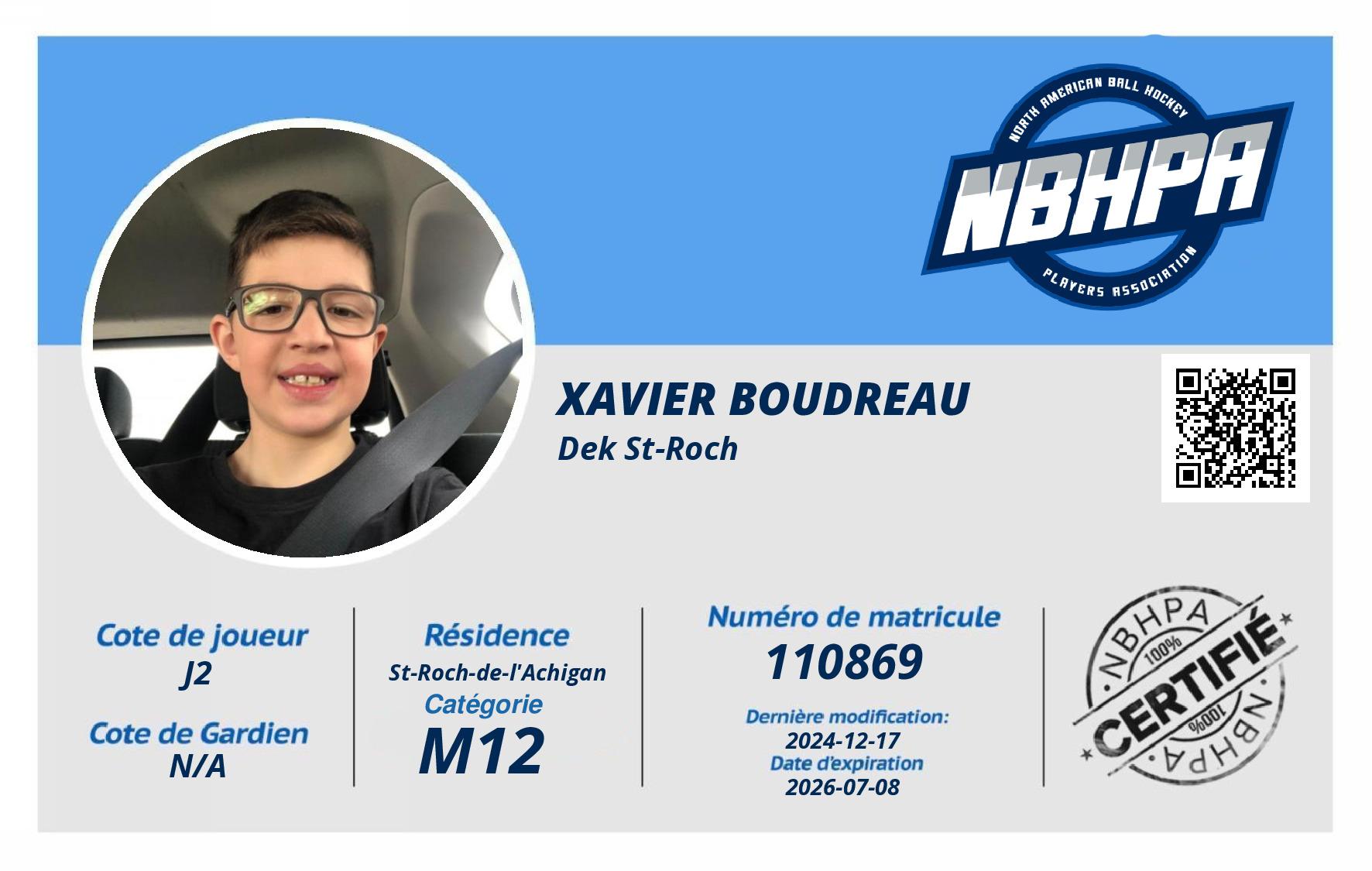 Xavier Boudreau