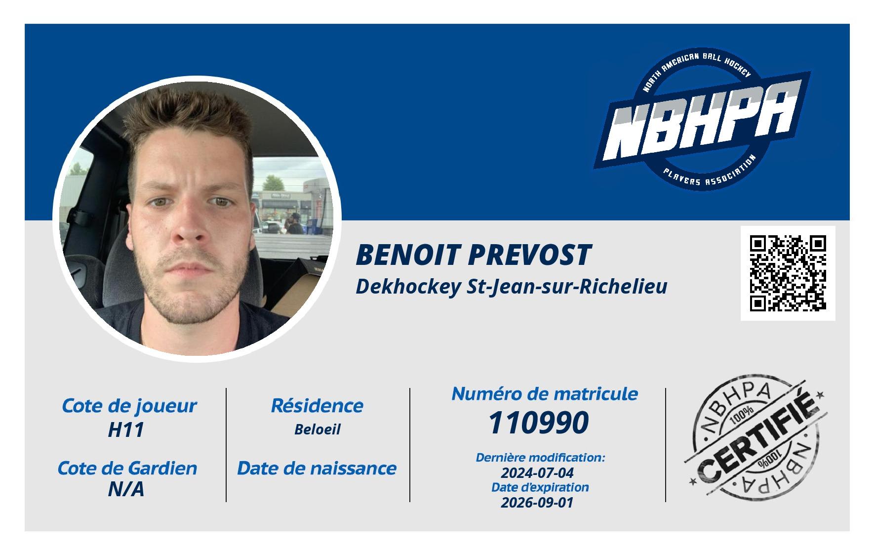 Benoit Prevost