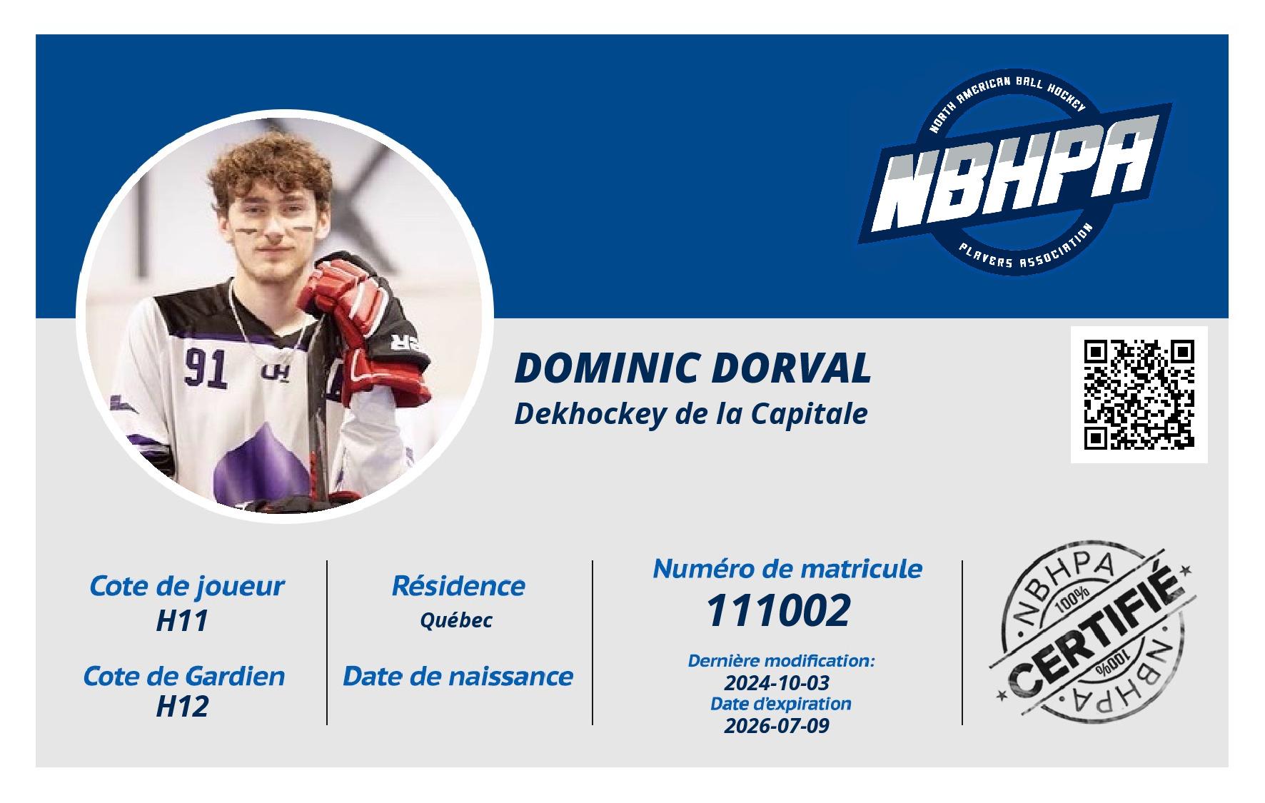 Dominic Dorval