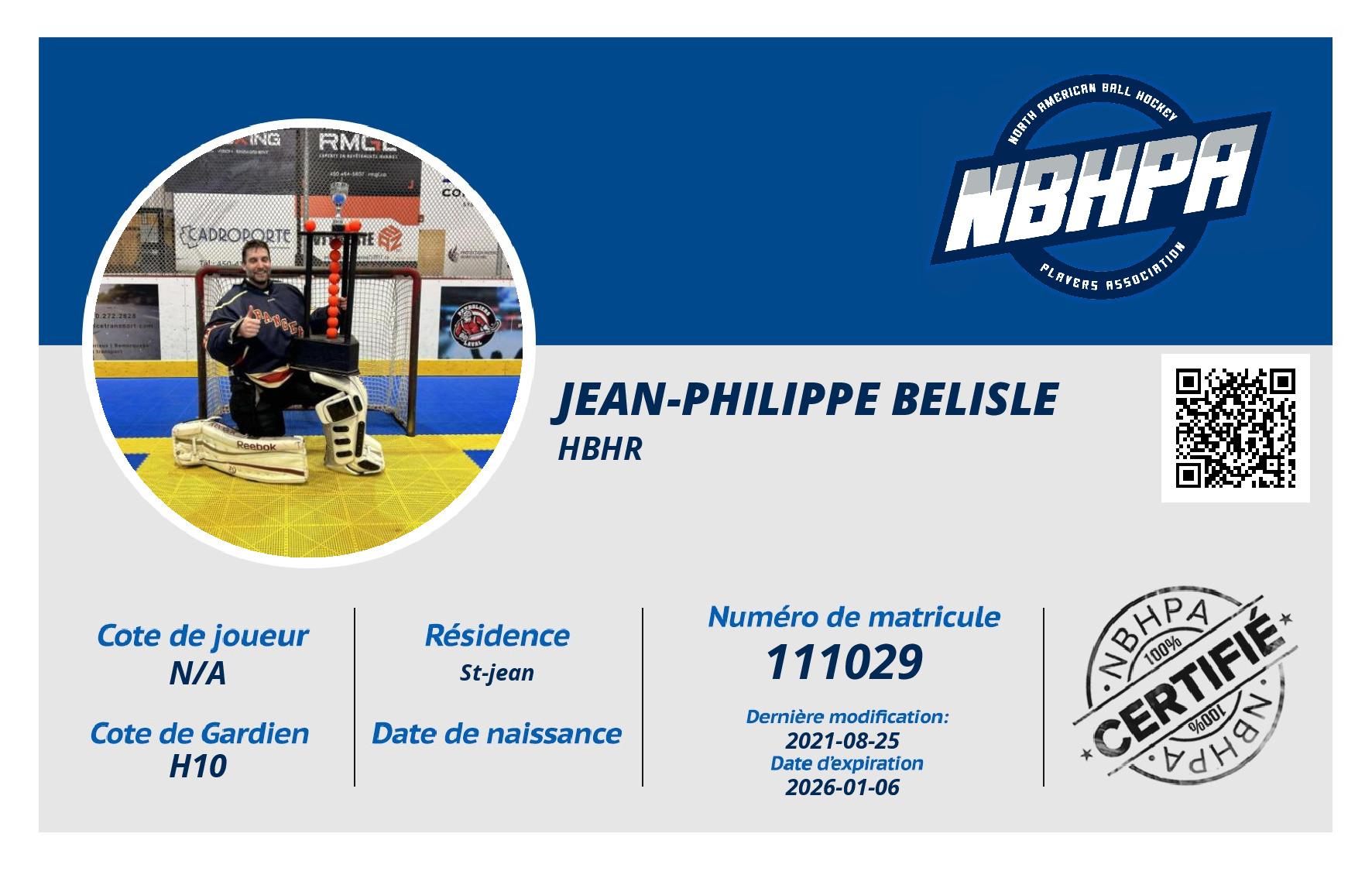 Jean-philippe Belisle