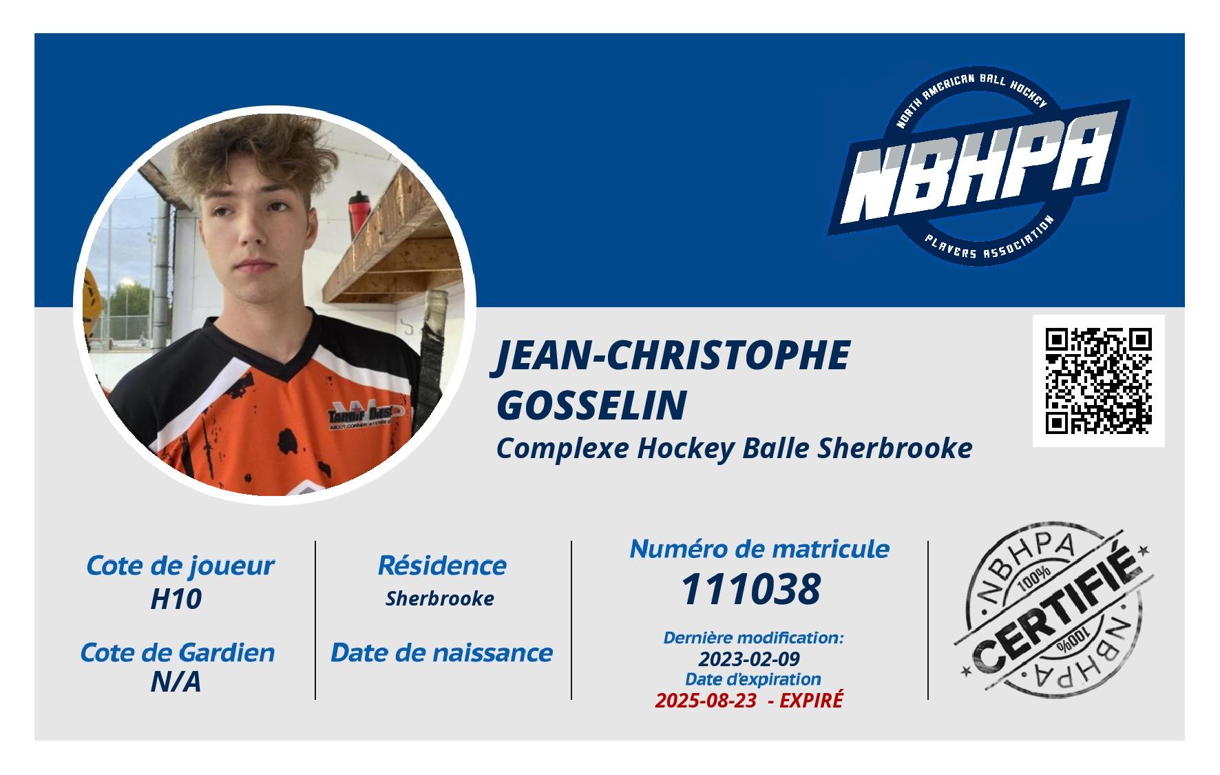 Jean-Christophe  Gosselin