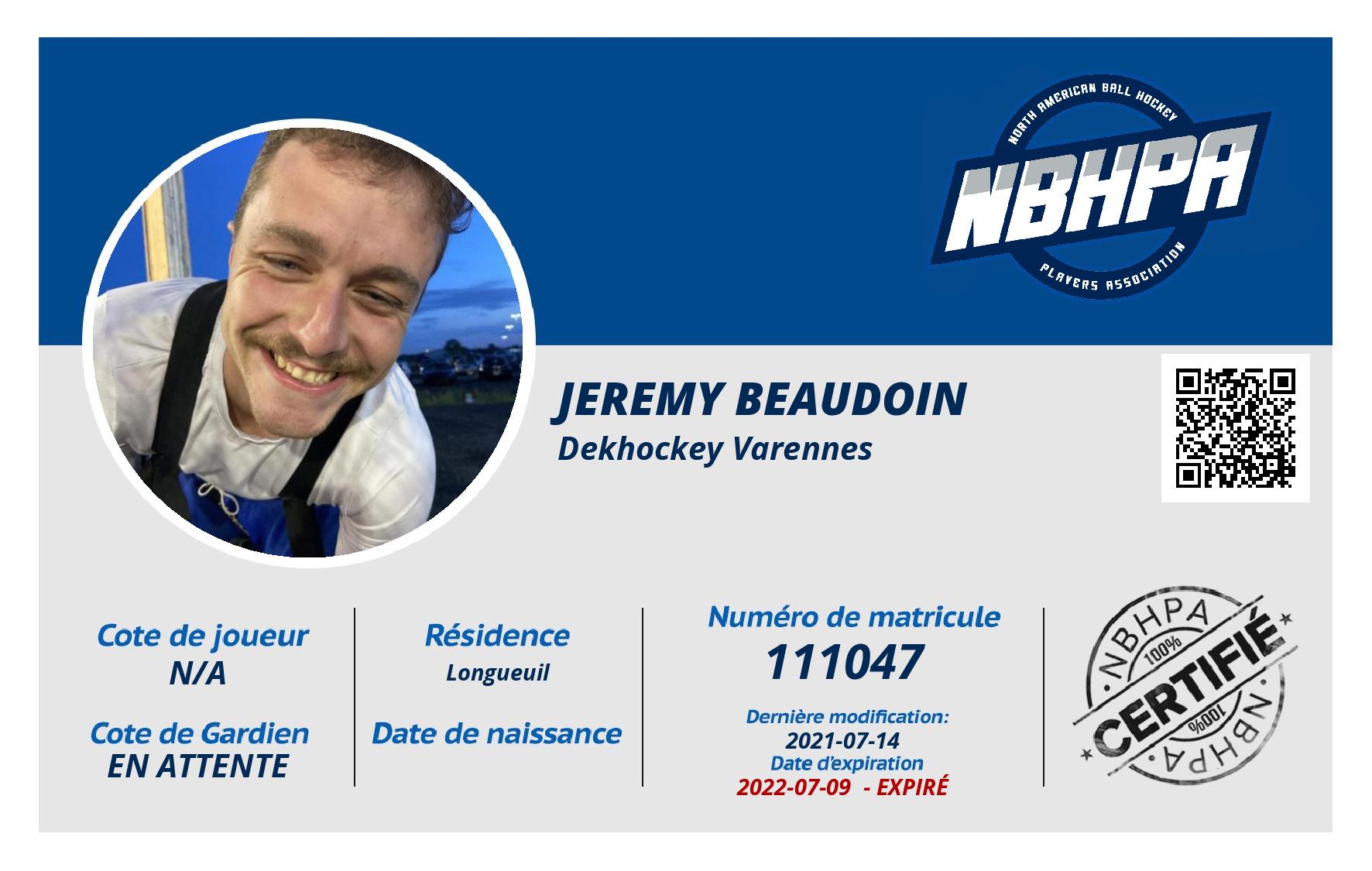 Jeremy Beaudoin