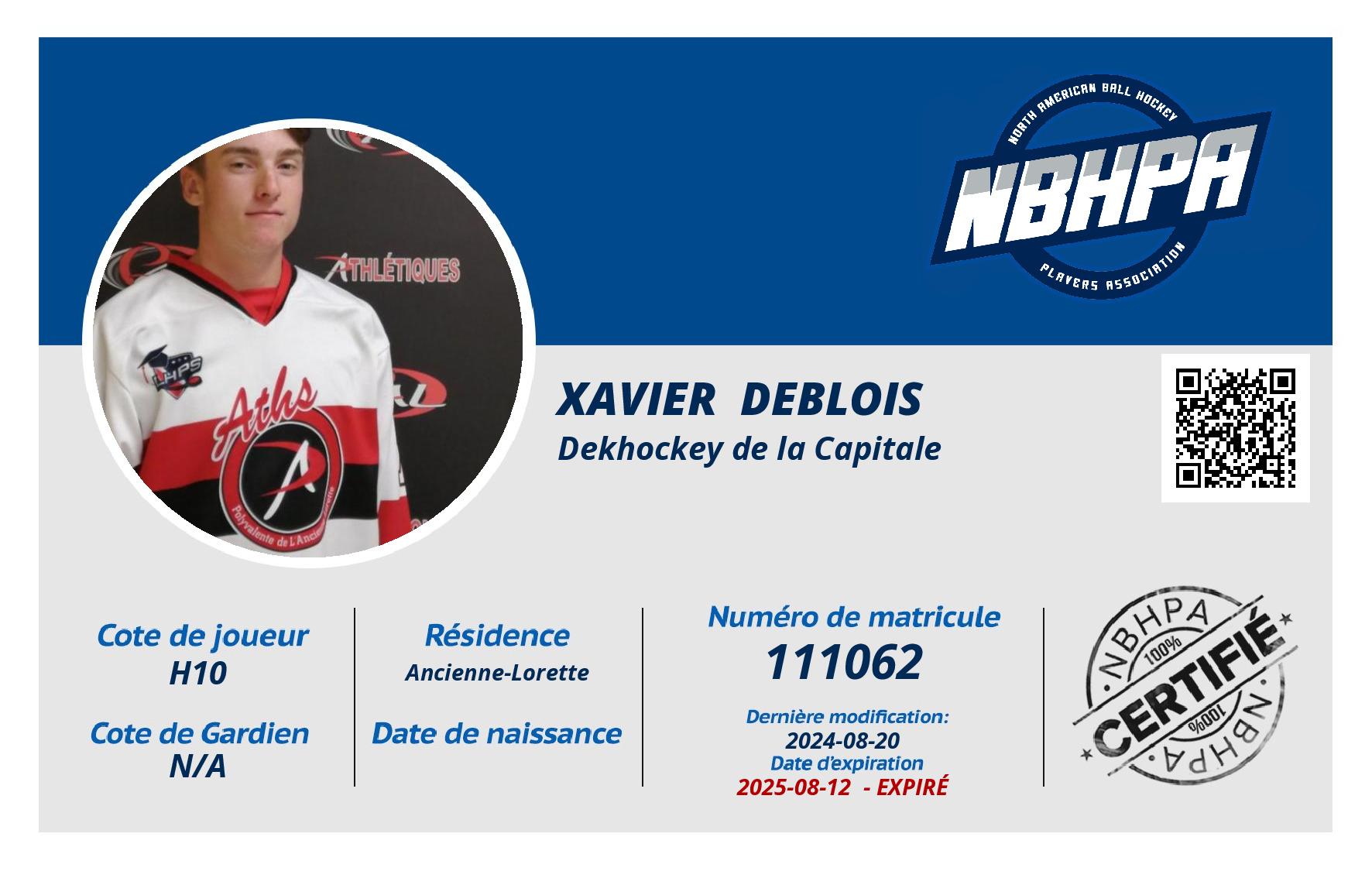 Xavier  Deblois