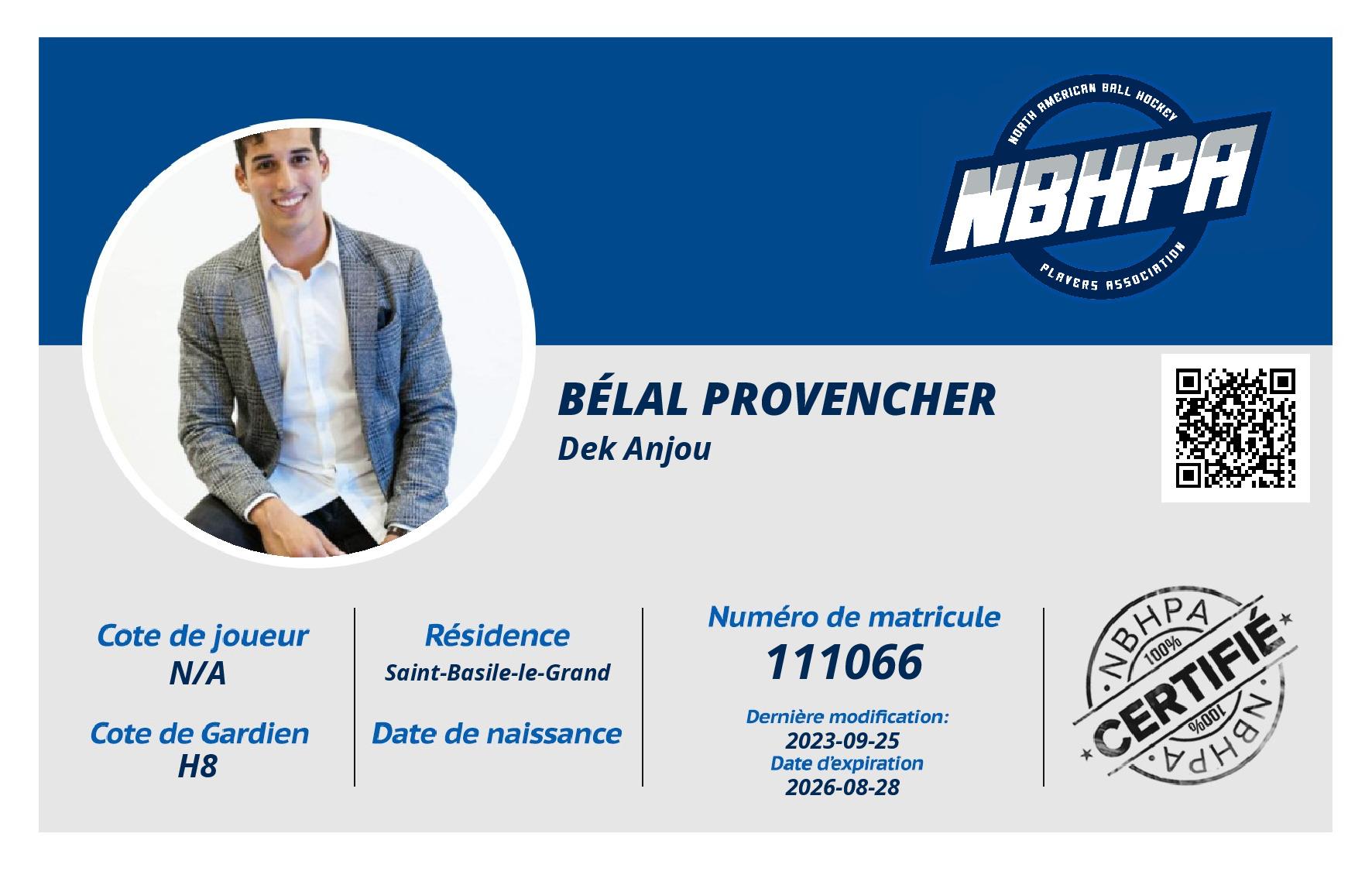 Bélal Provencher