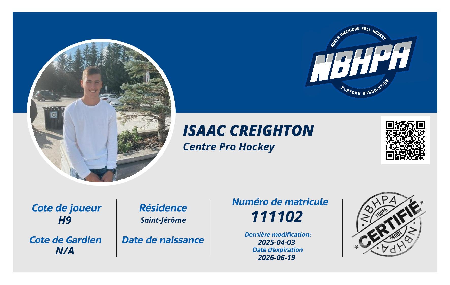 Isaac Creighton