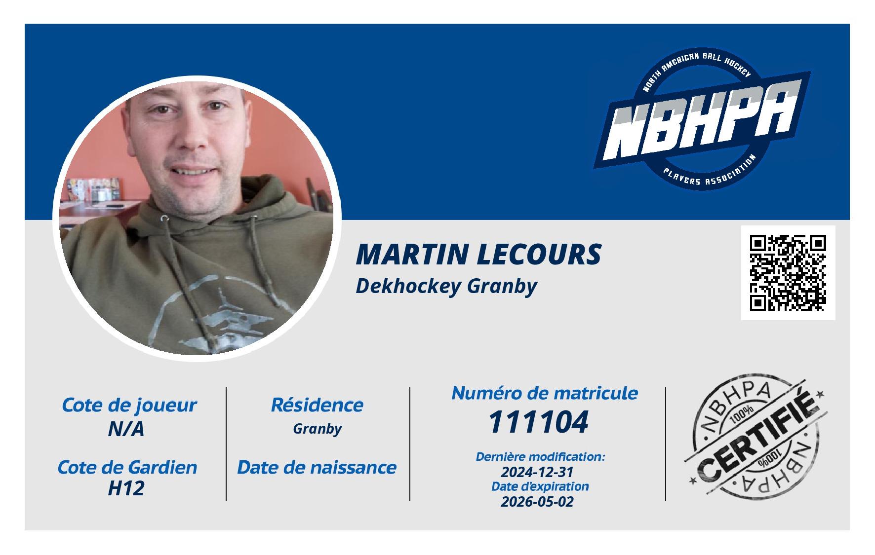 Martin Lecours