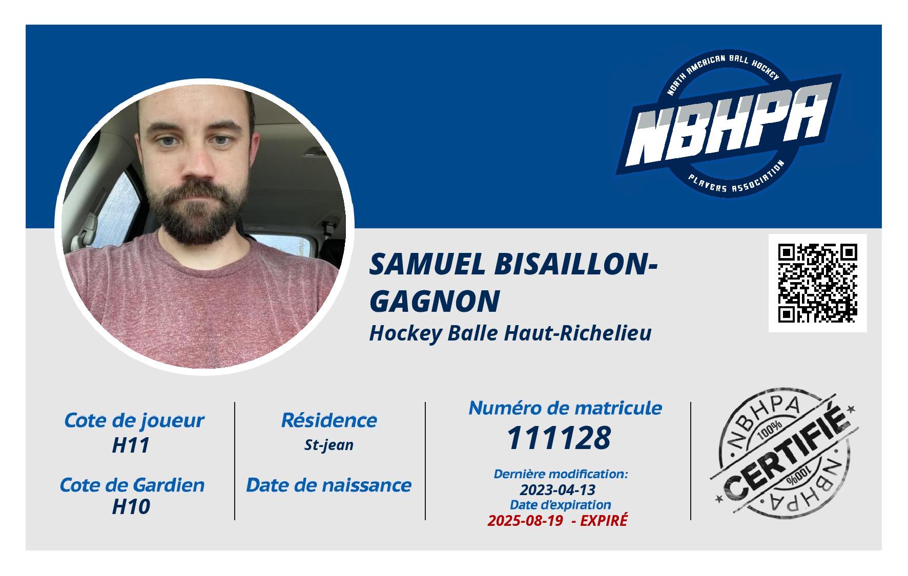 Samuel Bisaillon-Gagnon