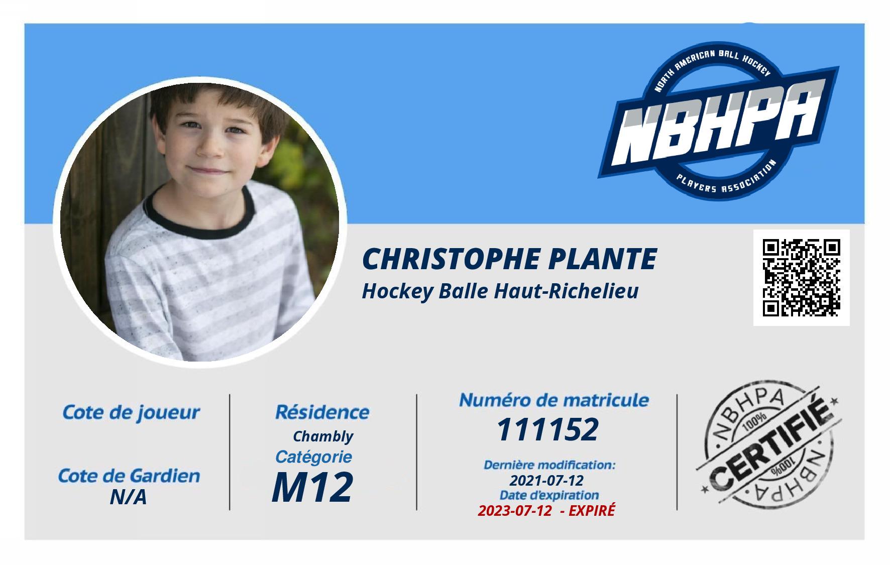 Christophe Plante